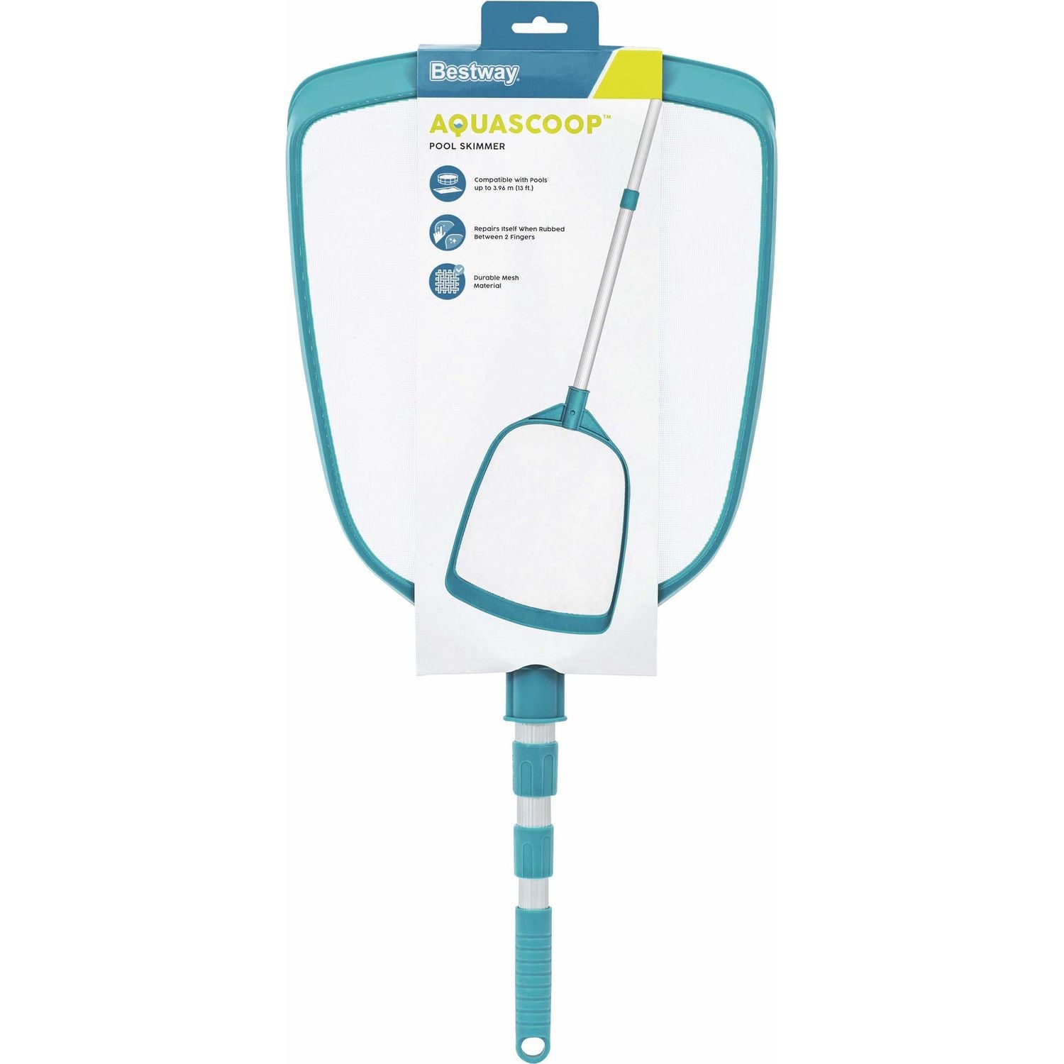 BESTWAY - Retino set Skimmer Flowclear AquaScoop per pulizia piscina - h163cm