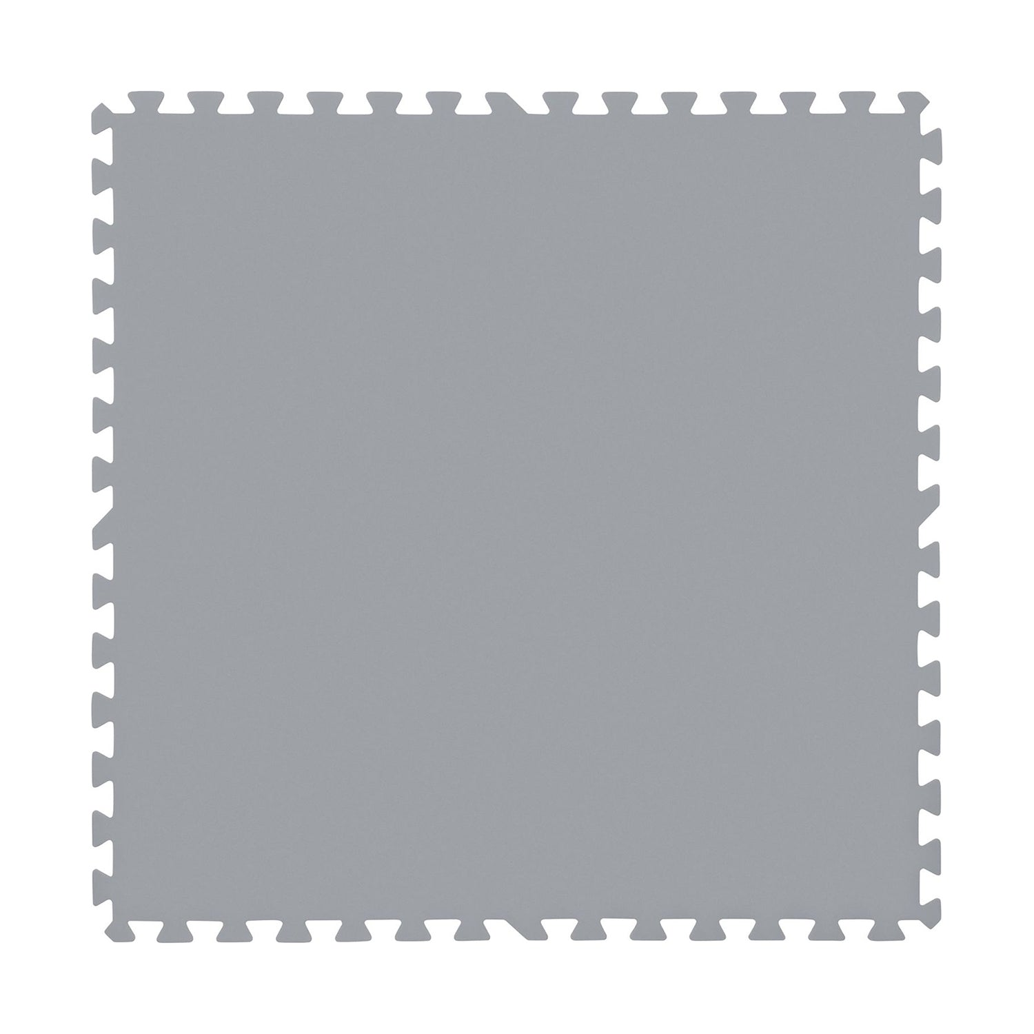 BESTWAY - Tappeto Sotto Piscina Componibile Grigio 78x78 cm - set 9 pezzi