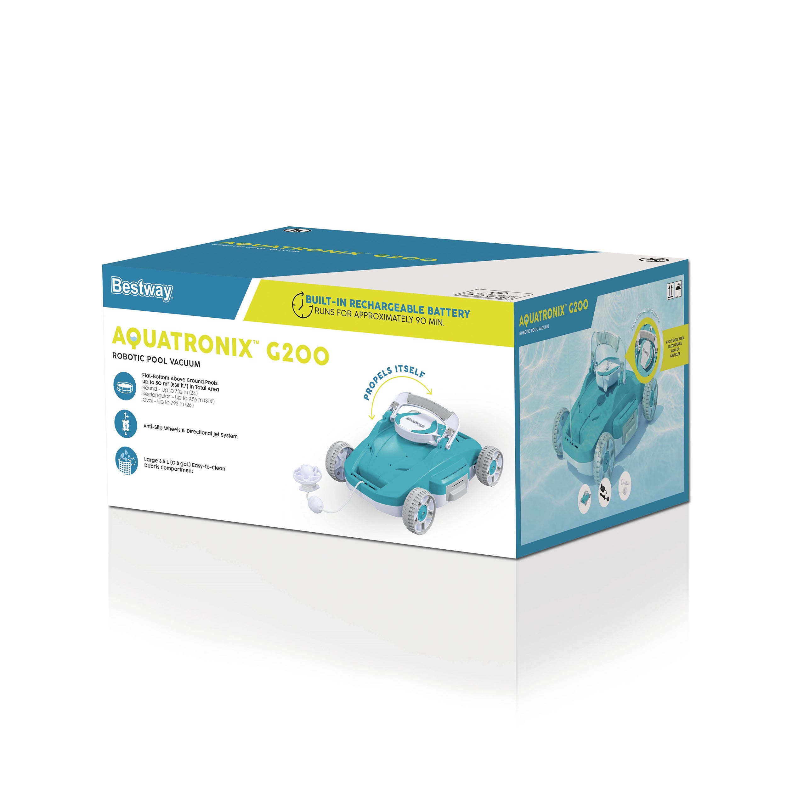 BESTWAY - Robot pulitore automatico per la pulizia della piscina AquaTronix G200