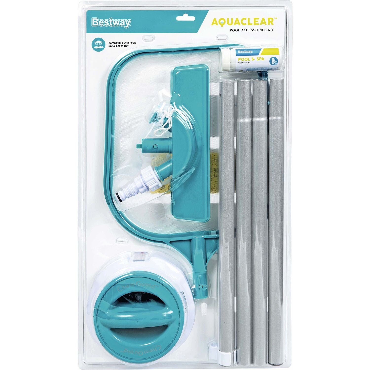 BESTWAY - Set di accessori per la pulizia della piscina AquaClear Deluxe