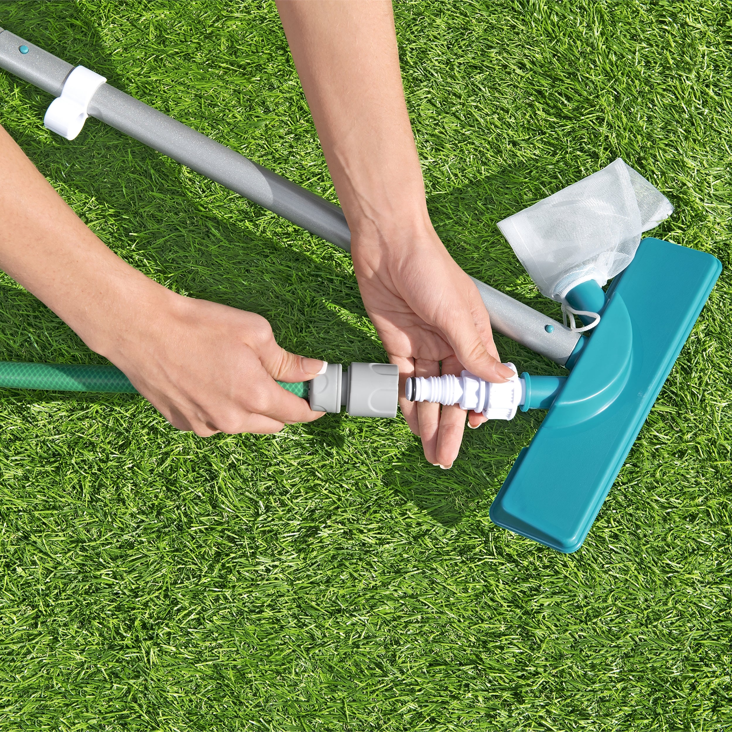 BESTWAY - Set di accessori per la pulizia della piscina AquaClear Deluxe