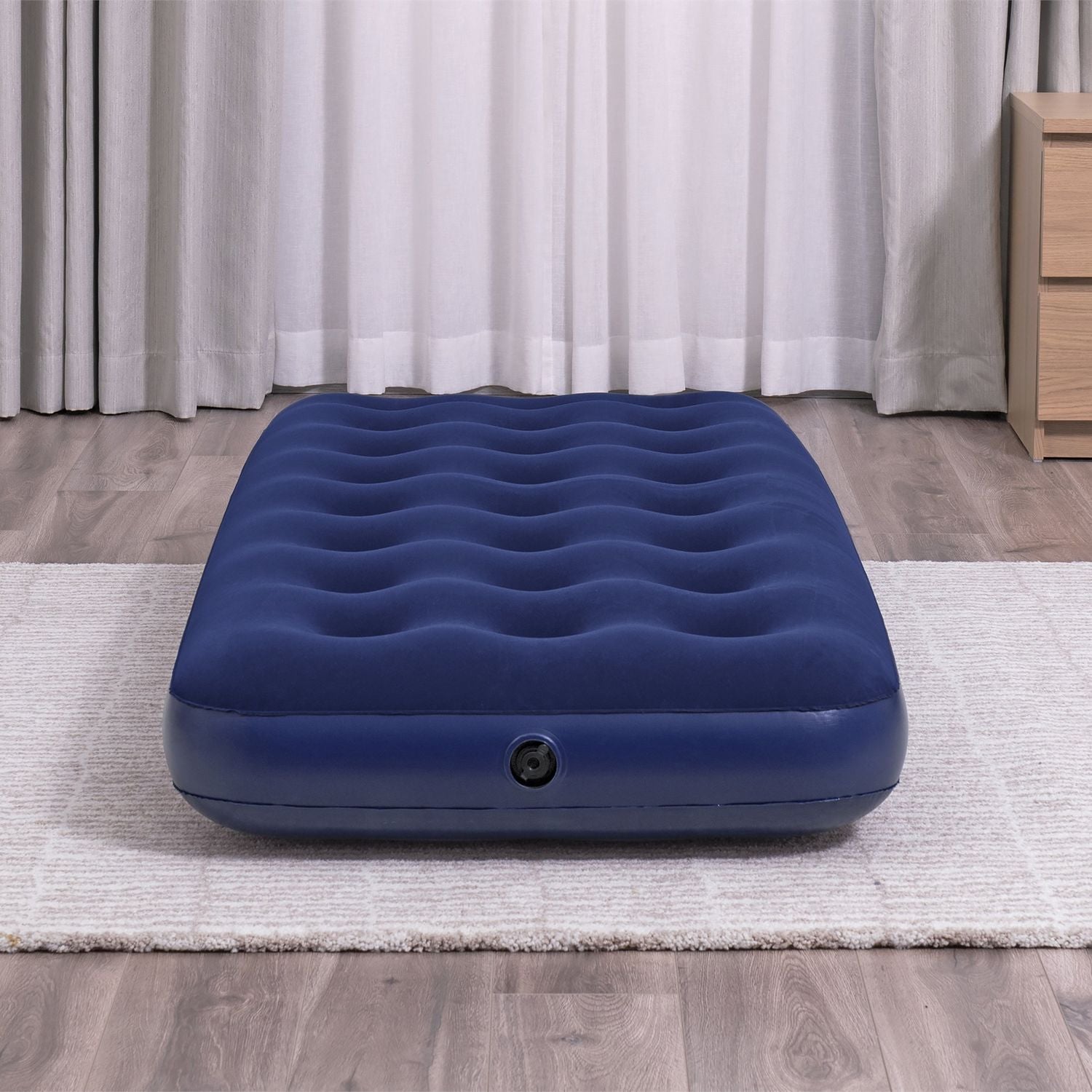 BESTWAY - Materasso Singolo gonfiabile da campeggio Blu - h22x185x76 cm