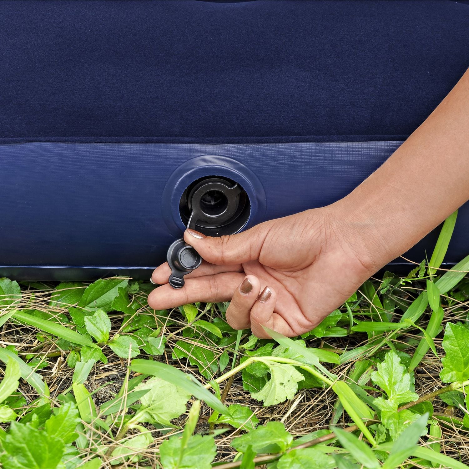 BESTWAY - Materasso Singolo gonfiabile da campeggio Blu - h22x185x76 cm