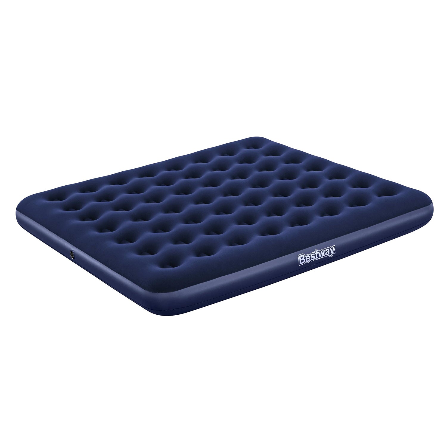 BESTWAY - Materasso Matrimoniale Gonfiabile da campeggio Blu - h22x203x183 cm