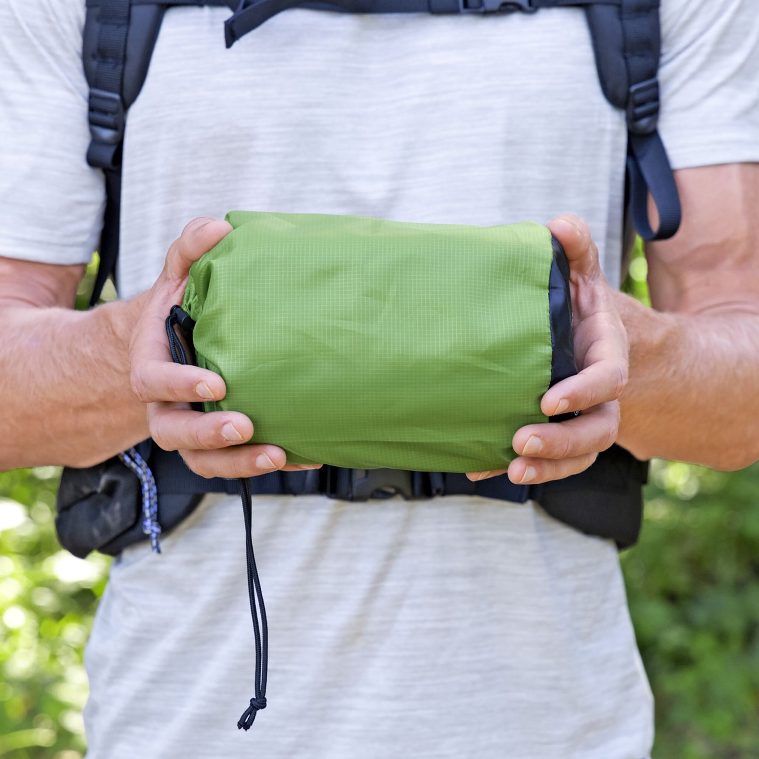 BESTWAY - Materasso Singolo gonfiabile da campeggio Verde WanderLite - h6,5x188x58,5 cm