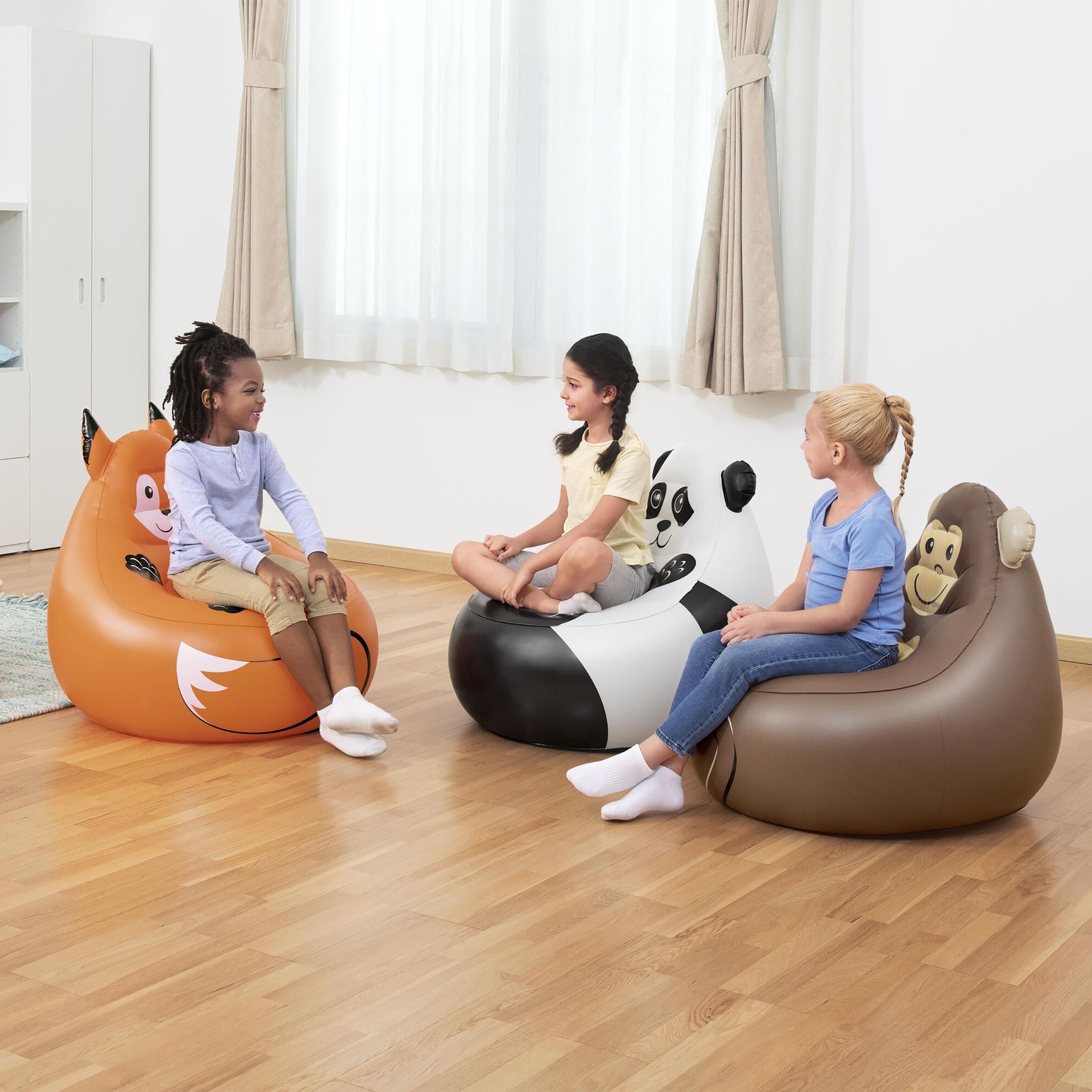 BESTWAY - Poltrona gonfiabile Baby Cozy Critters