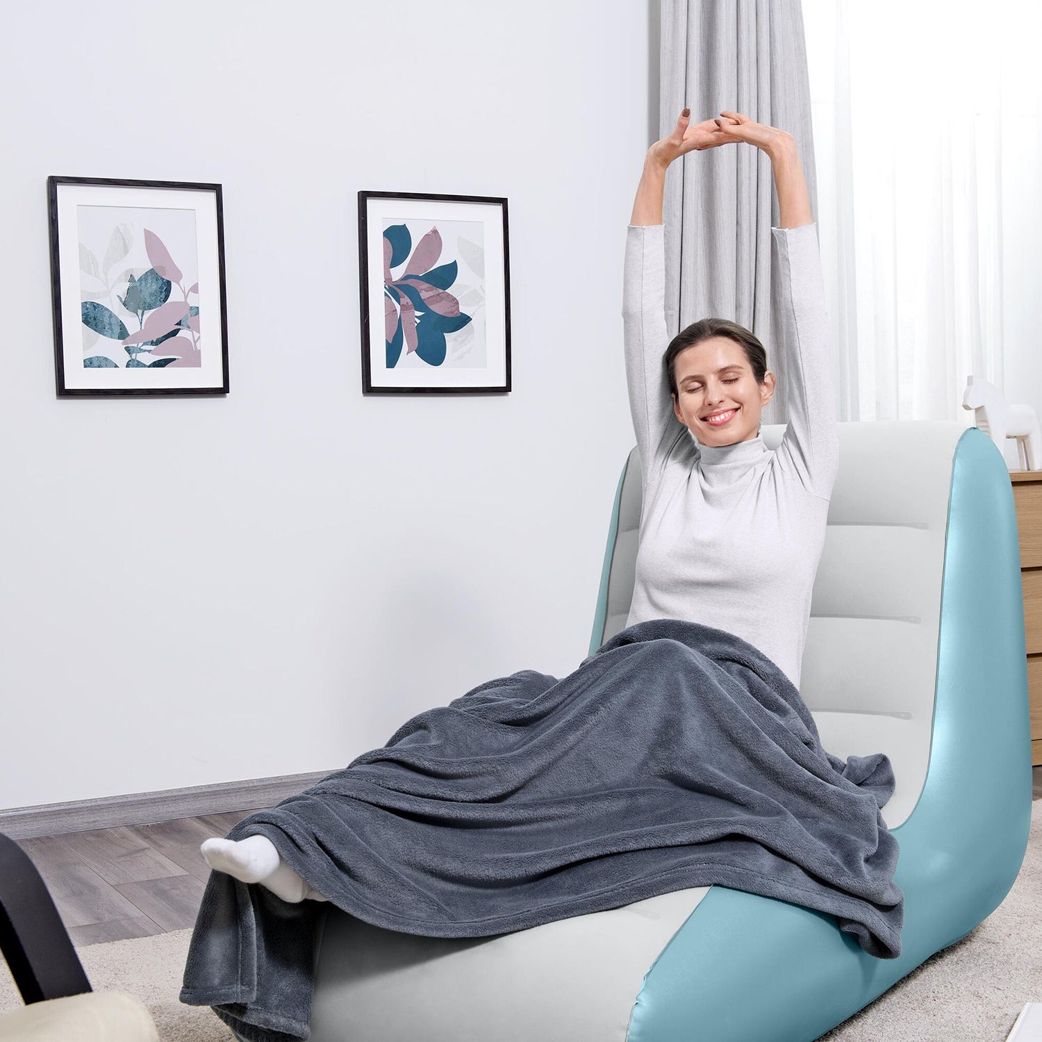 BESTWAY - Sdraio gonfiabile Leisure Luxe Chaise