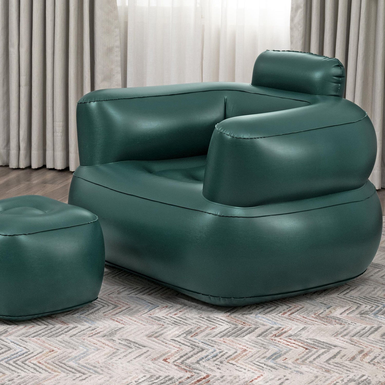 BESTWAY - Poltrona gonfiabile con pouf Comfi Cube