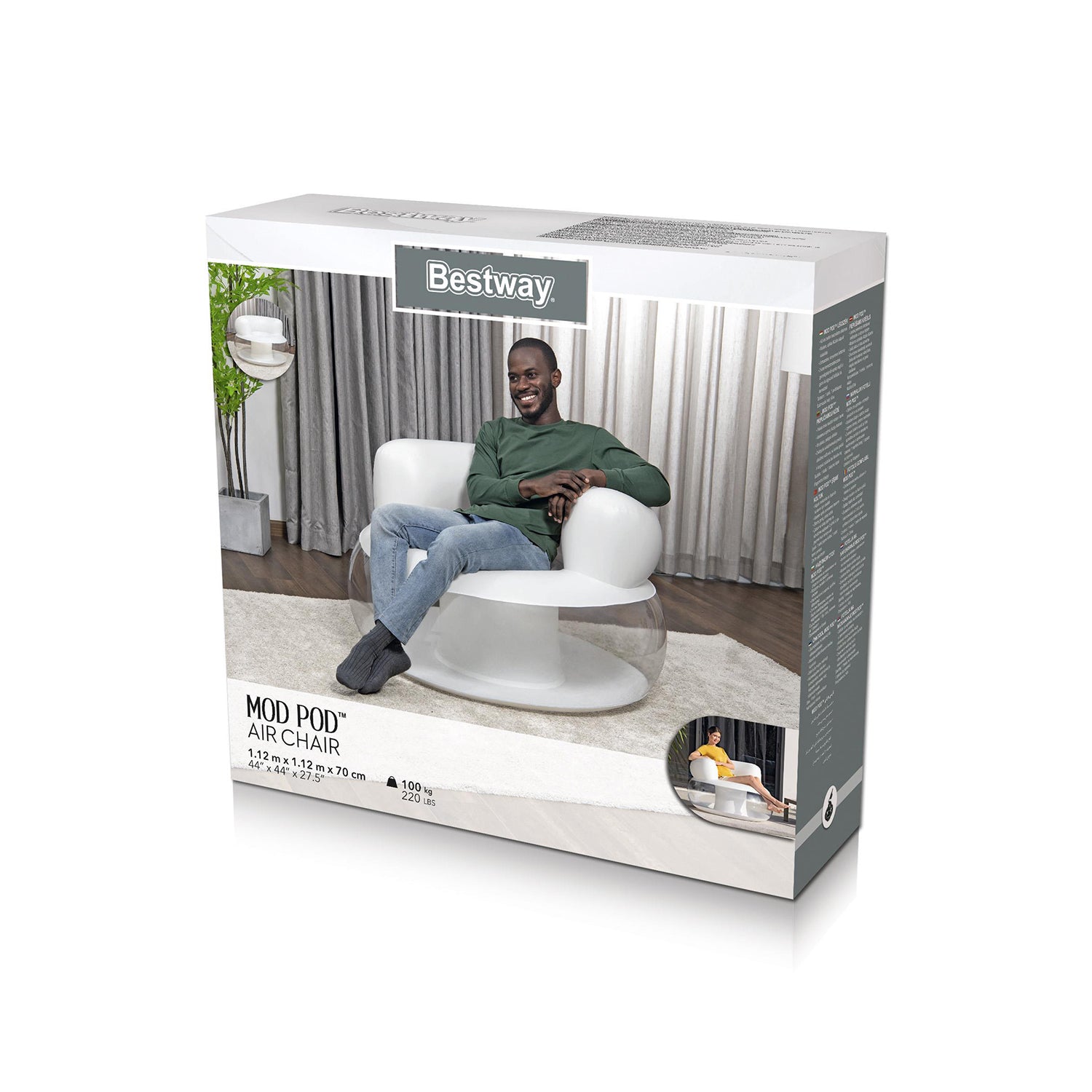 BESTWAY - Sedia gonfiabile Mod Pod