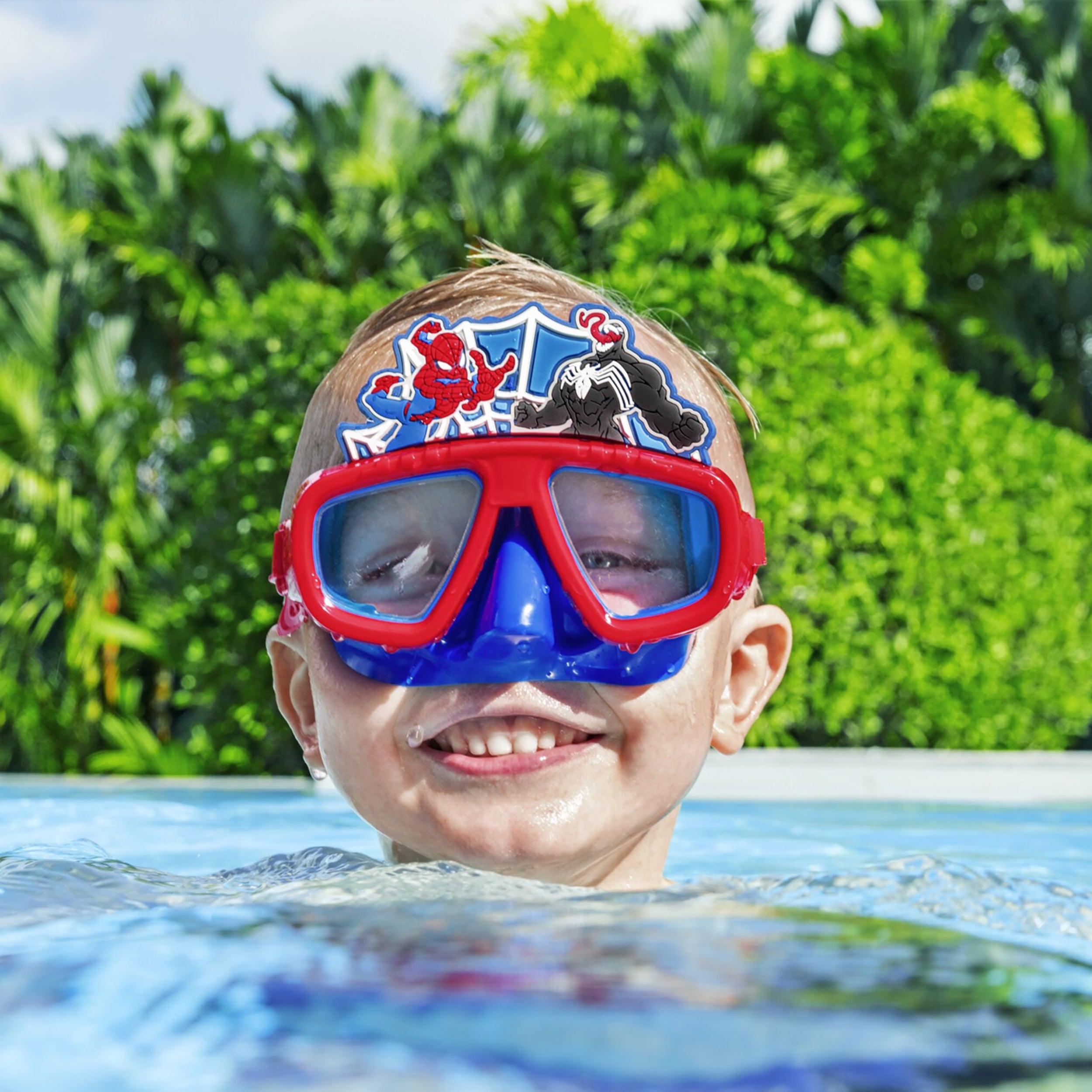 BESTWAY - Maschera Subacquea Spiderman a partire dai 3 anni