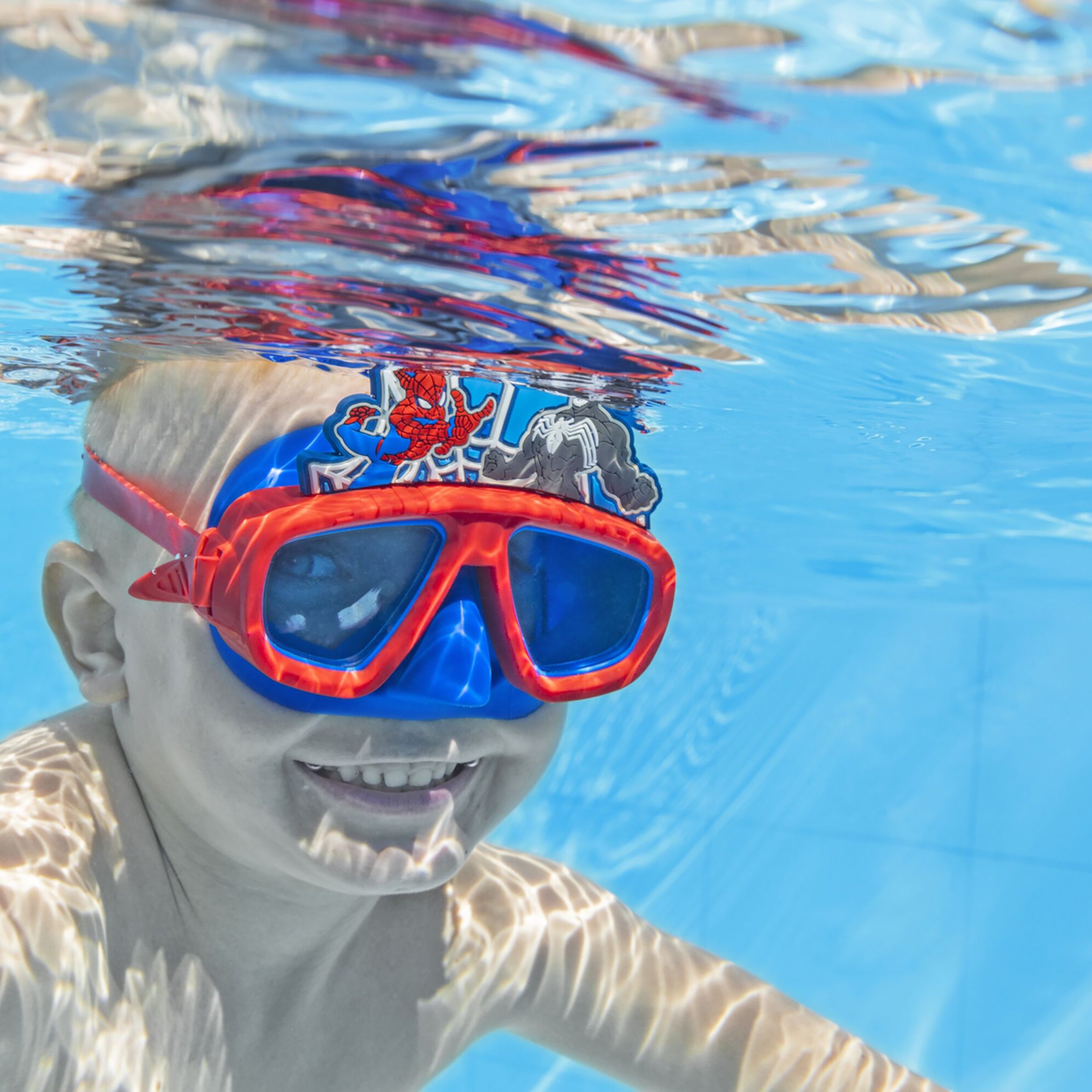BESTWAY - Maschera Subacquea Spiderman a partire dai 3 anni