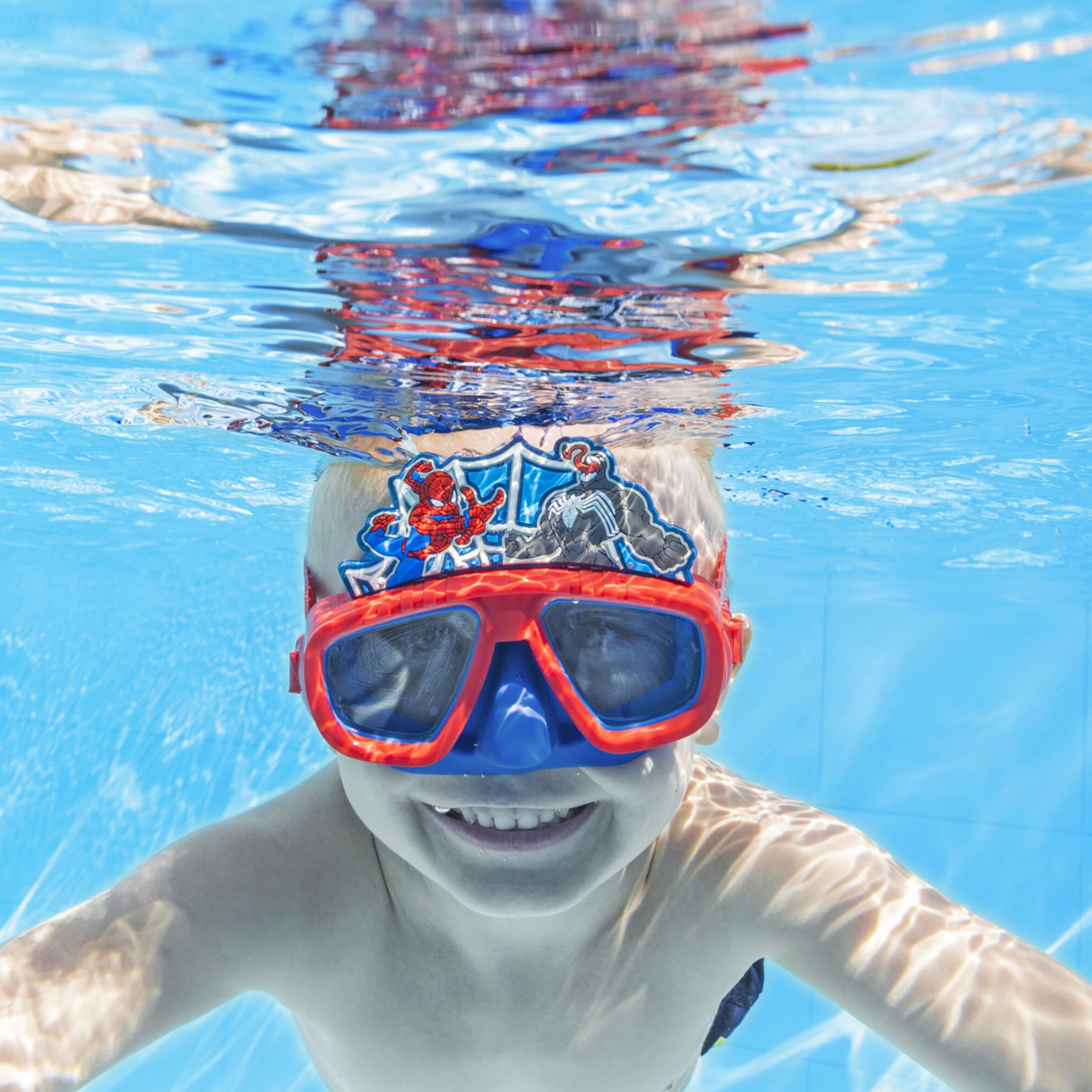 BESTWAY - Maschera Subacquea Spiderman a partire dai 3 anni