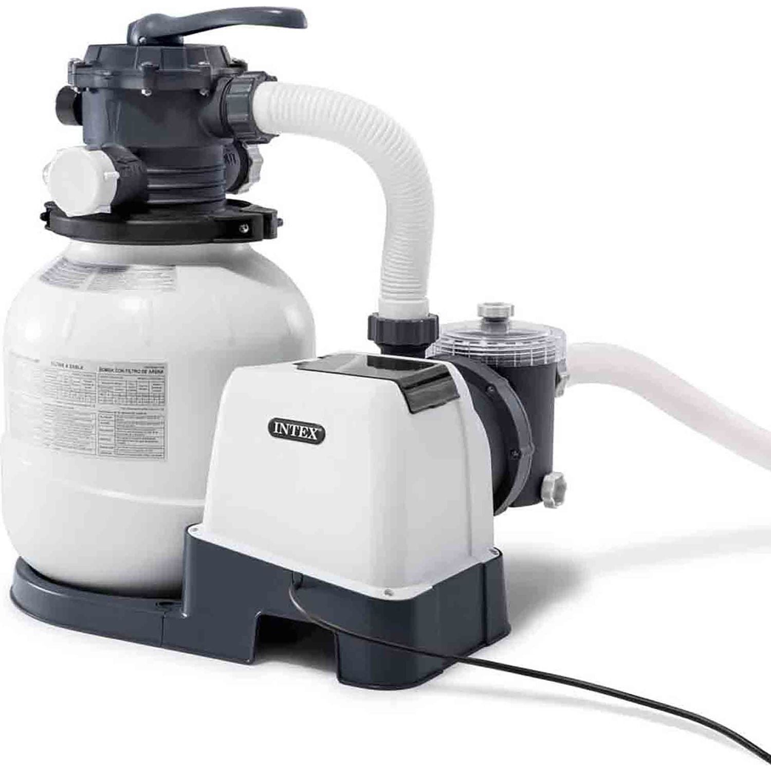 INTEX - Pompa Filtro a Sabbia Krystal Clear per piscine fuori terra 7900 litri/ora