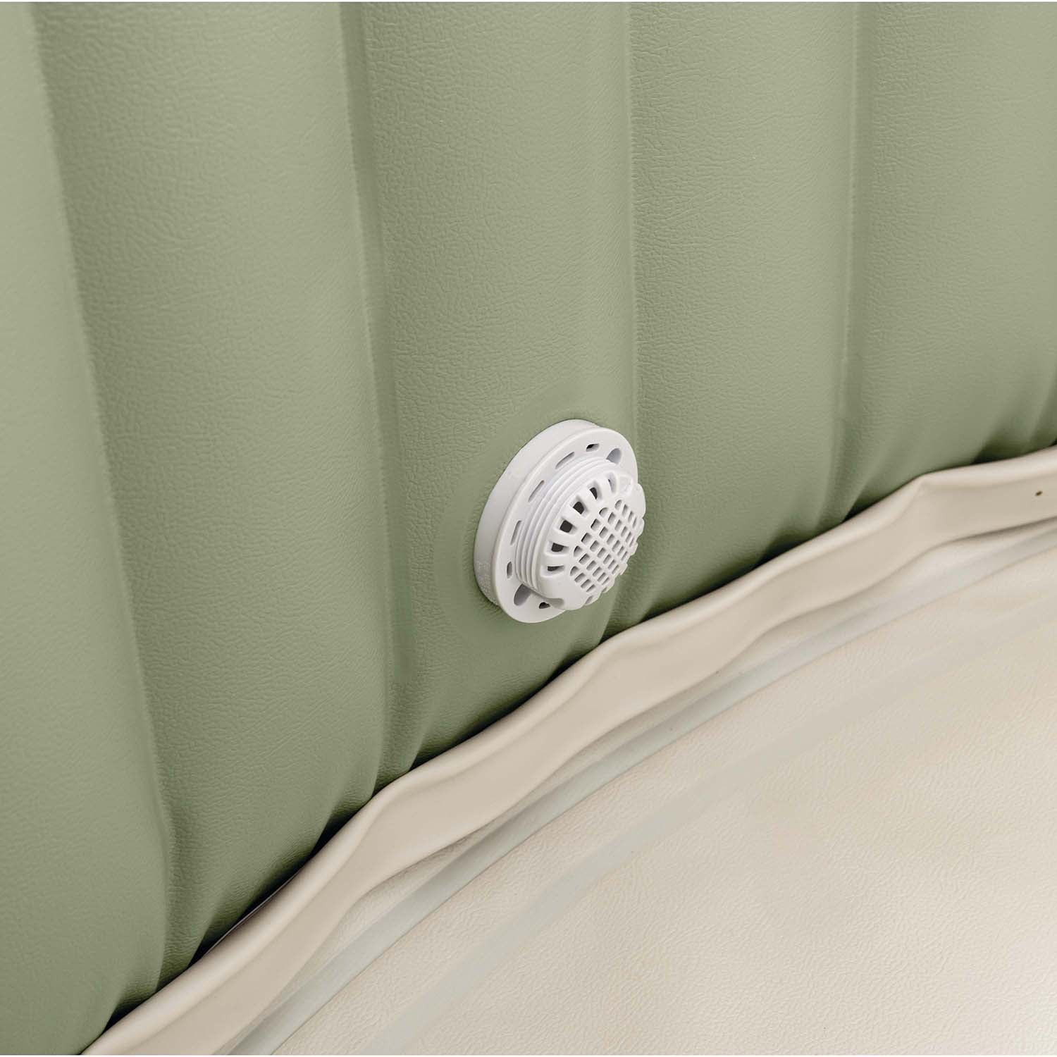 INTEX - Spa Idromassaggio PureSpa™ Bubble Massage 4 Posti Verde Oliva - altezza 71 cm diametro 196 cm