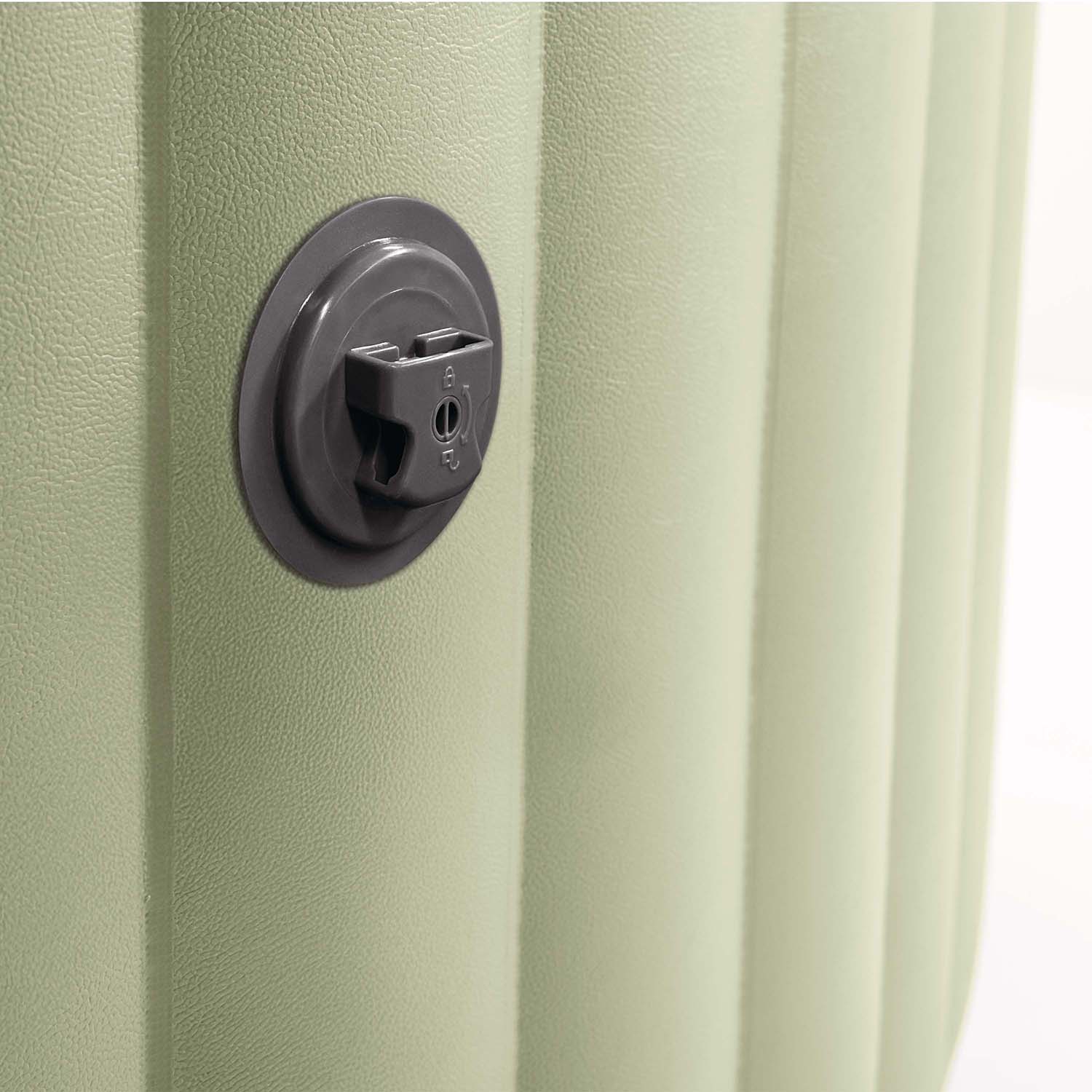 INTEX - Spa Idromassaggio PureSpa™ Bubble Massage 4 Posti Verde Oliva - altezza 71 cm diametro 196 cm