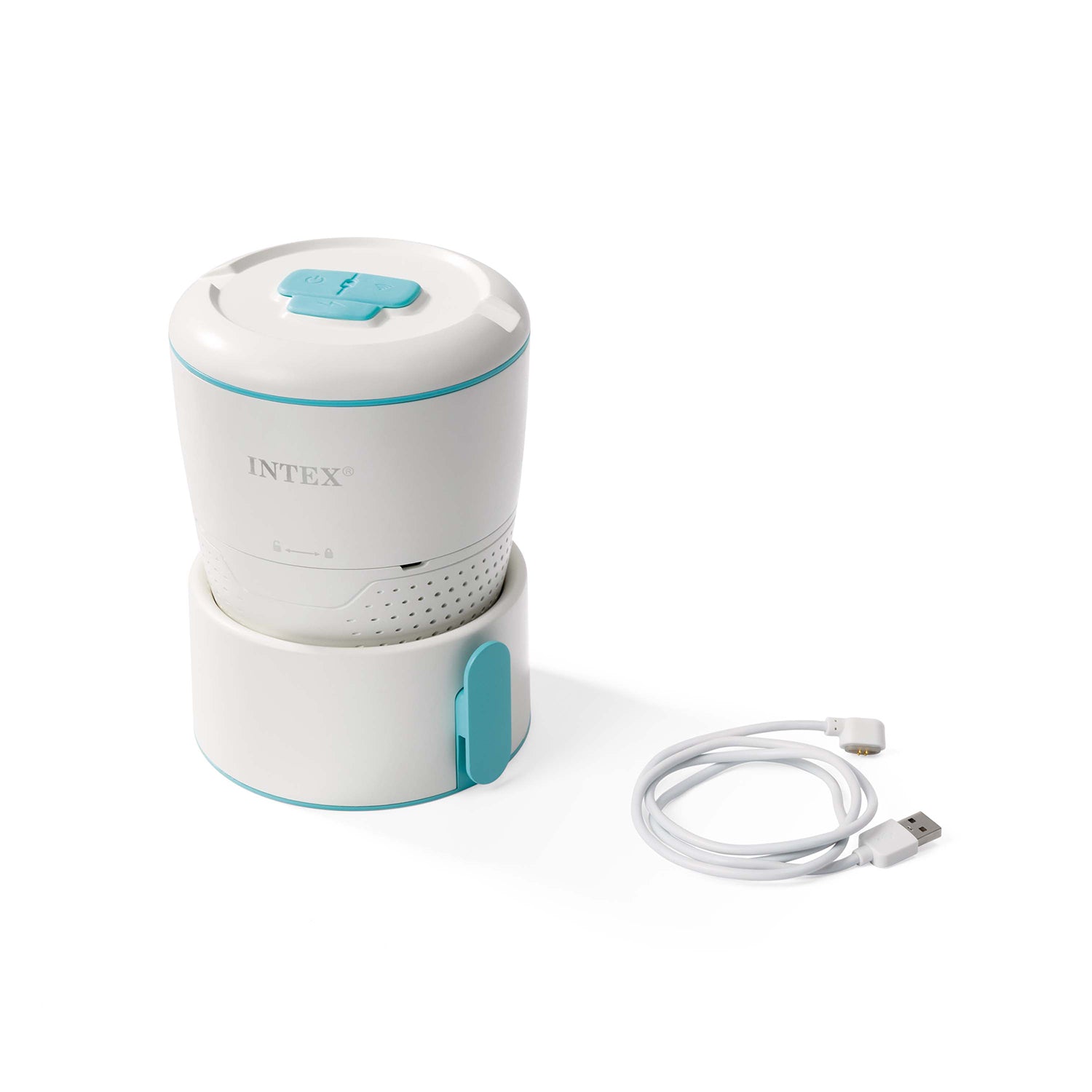 INTEX - Analizzatore d'Acqua Piscina Galleggiante WiFi con App Link - Misurazione Automatica pH, ORP e Temperatura, Correzione Automatica Cloro