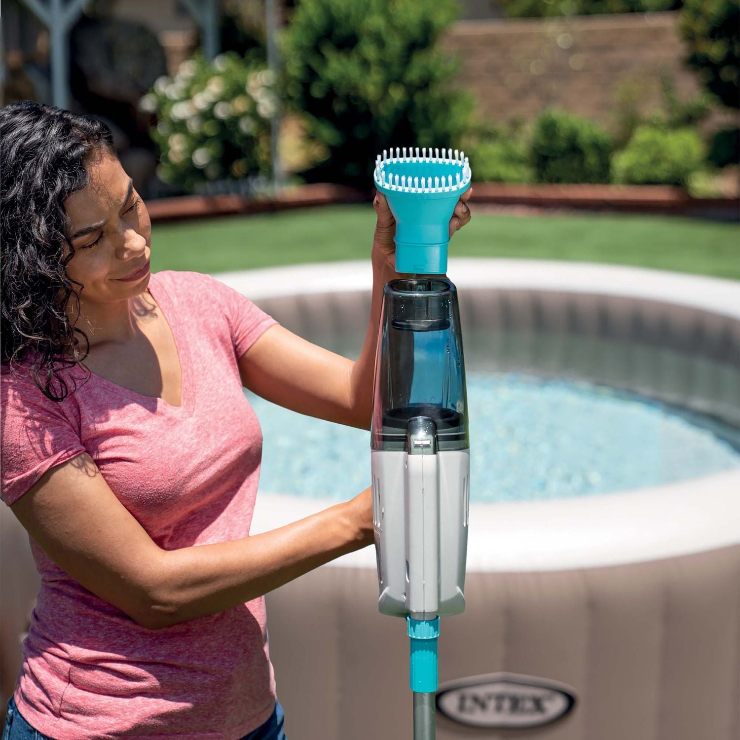 INTEX - Aspirapolvere ricaricabile per piscina e Pure Spa Vacuum ZR 100