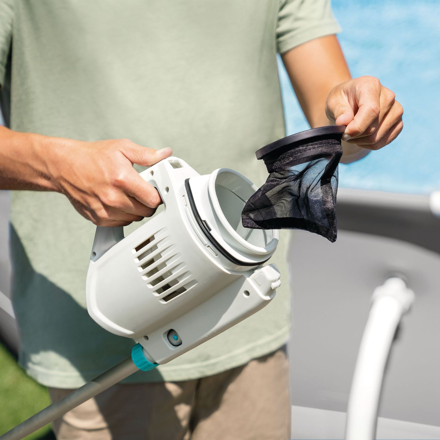 INTEX - Aspirapolvere ricaricabile per piscina e Pure Spa Vacuum ZR 100