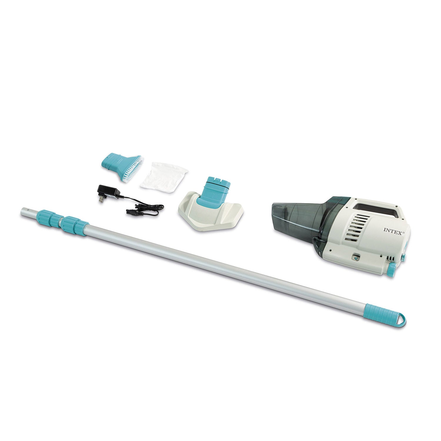 INTEX - Aspirapolvere Piscina Ricaricabile ZR200 con Asta Telescopica