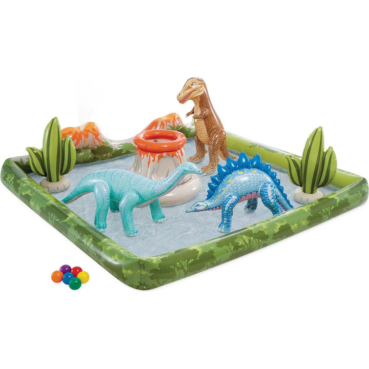 INTEX - Play Center Jurassic con Palline Wet Set Collection - h36x201x201 cm