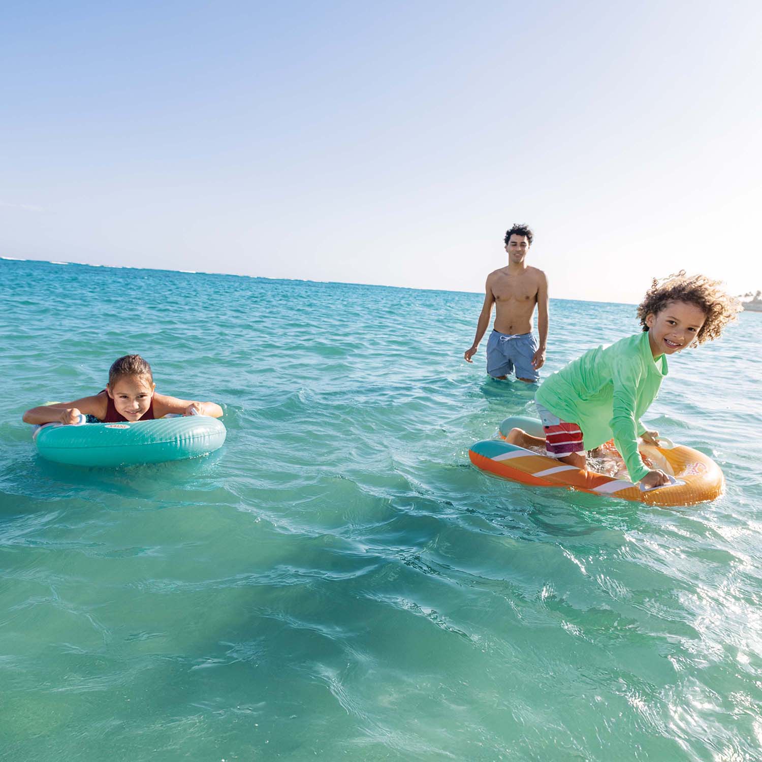 INTEX - Materassino Gonfiabile Surf’s Up Riders 84x79 cm