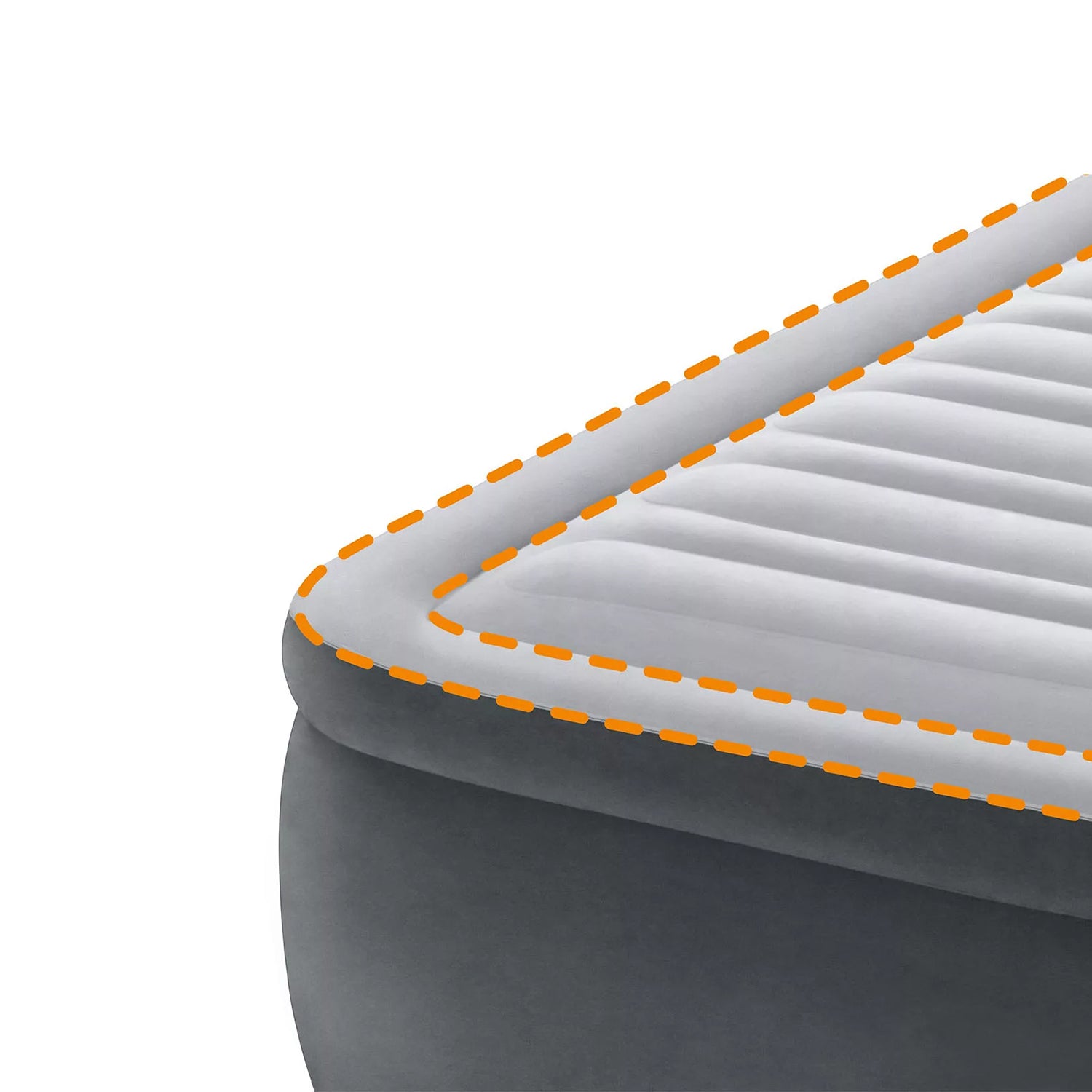 INTEX - Materasso Gonfiabile Matrimoniale Comfort-Plush Elevated Dura-Beam® Deluxe - h46x203x152 cm