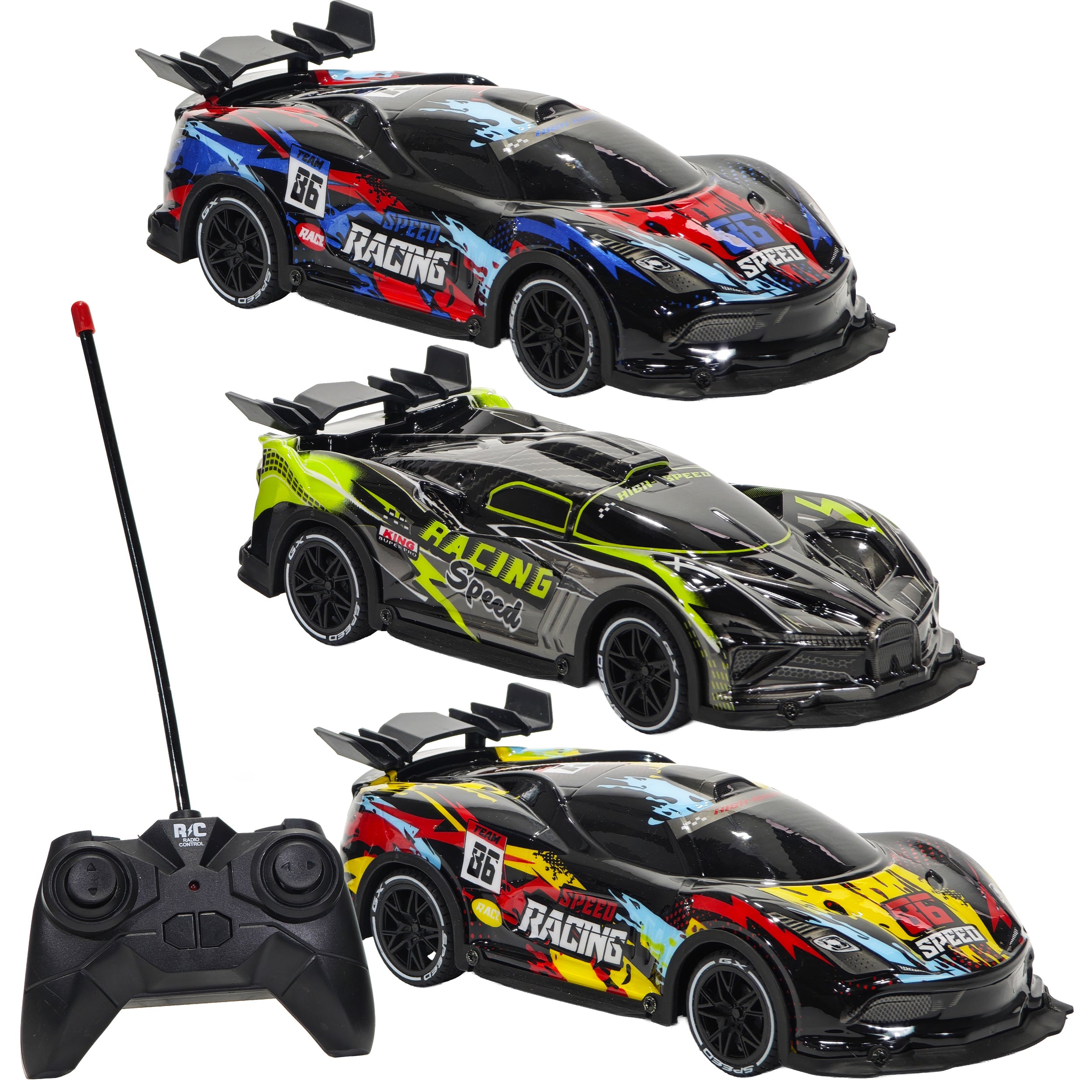 TU GIOCHI - Auto Radiocomandata Neon Racer Full LED