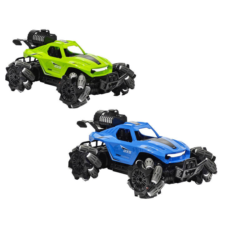 TU GIOCHI - Auto Radiocomandata ROCK Spray Stunt Car 2.4GHz