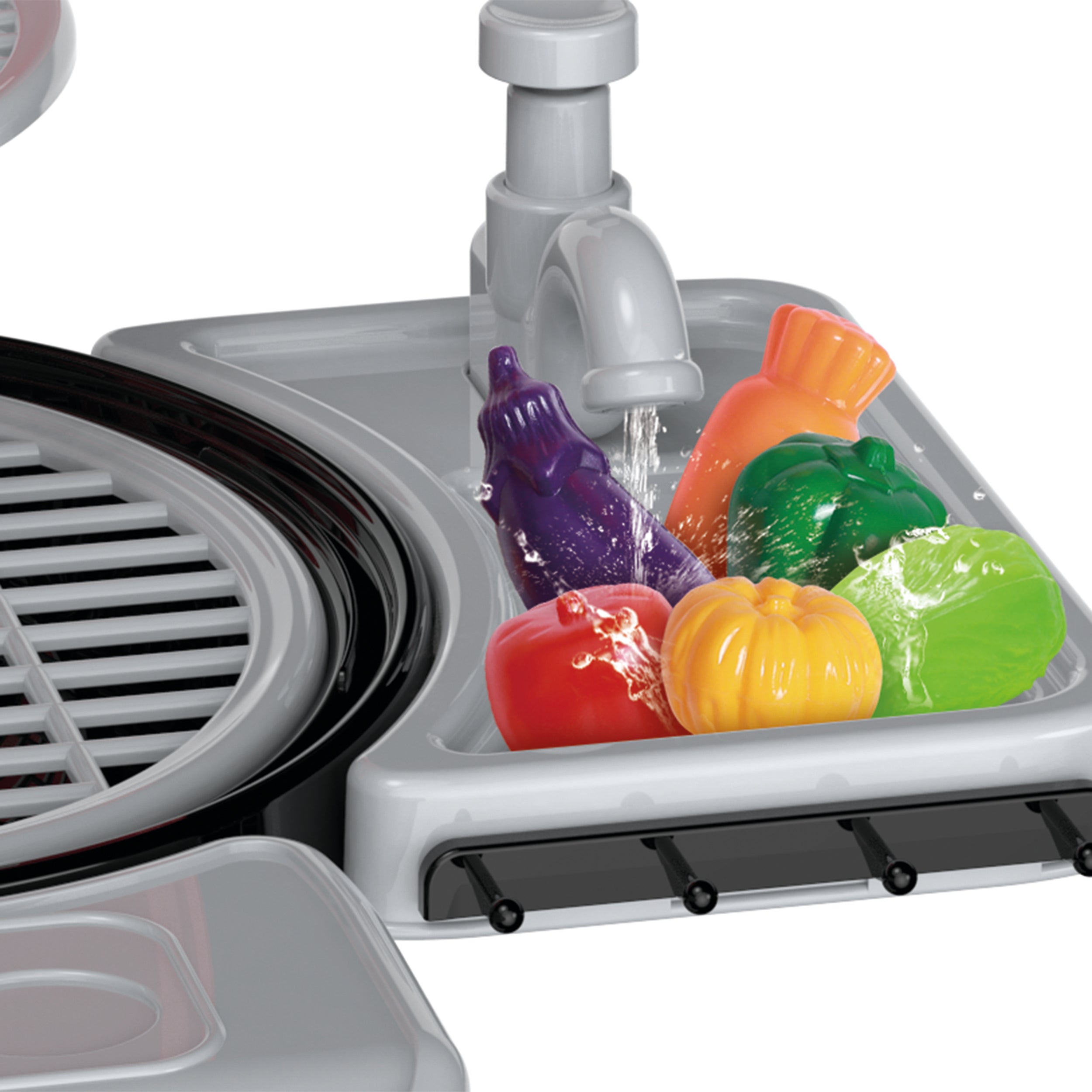 TU GIOCHI - Griglia Smoky BBQ con Effetto Fumo, Suoni e 36 Accessori