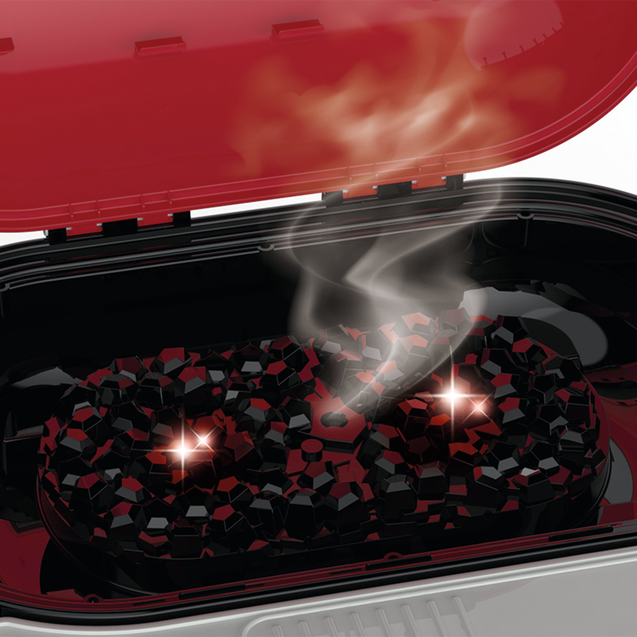 TU GIOCHI - Griglia Smoky BBQ con Effetto Fumo, Suoni e 36 Accessori