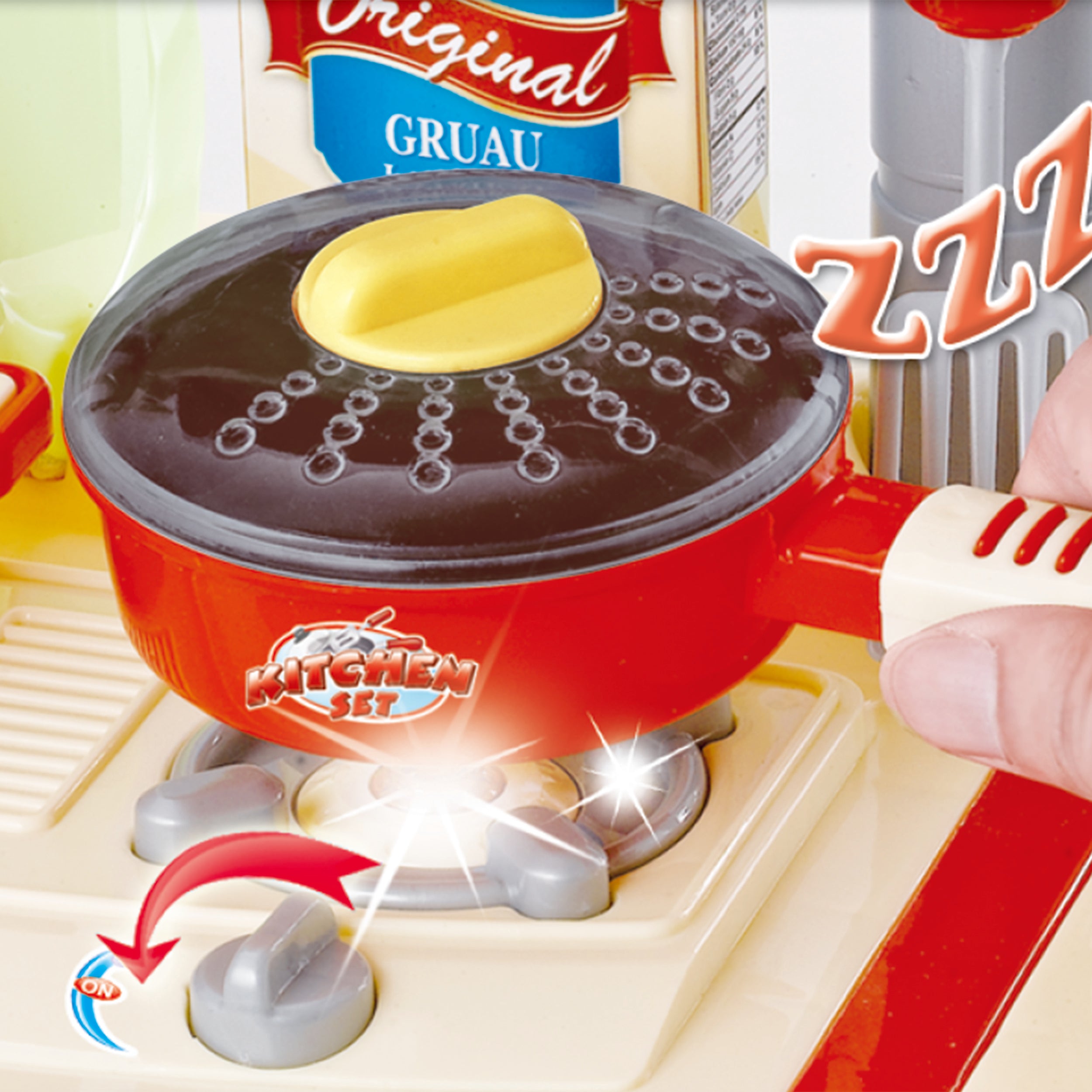 TU GIOCHI - Super Chef Cucina Giocattolo con Suoni, Luci e 24 Accessori