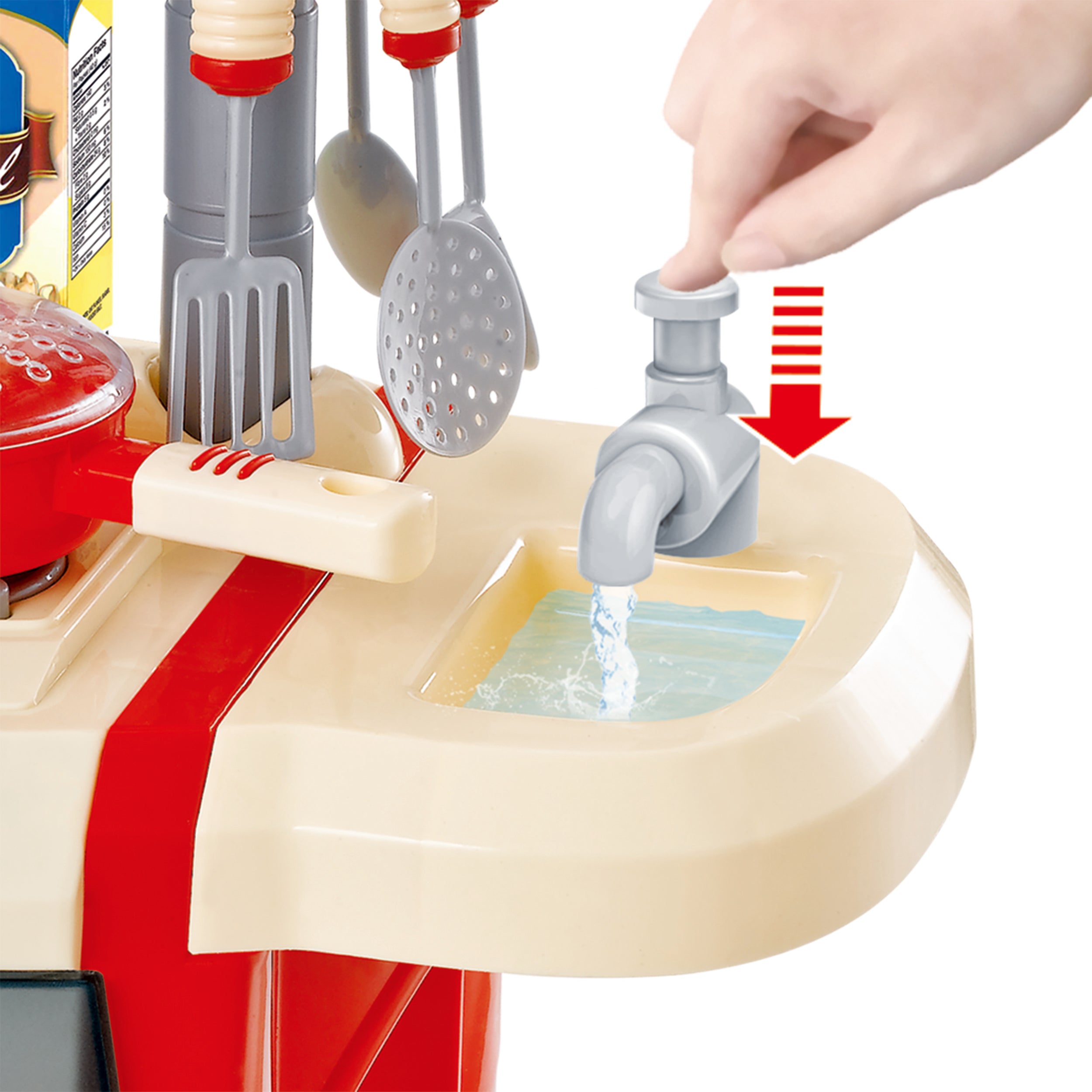 TU GIOCHI - Super Chef Cucina Giocattolo con Suoni, Luci e 24 Accessori