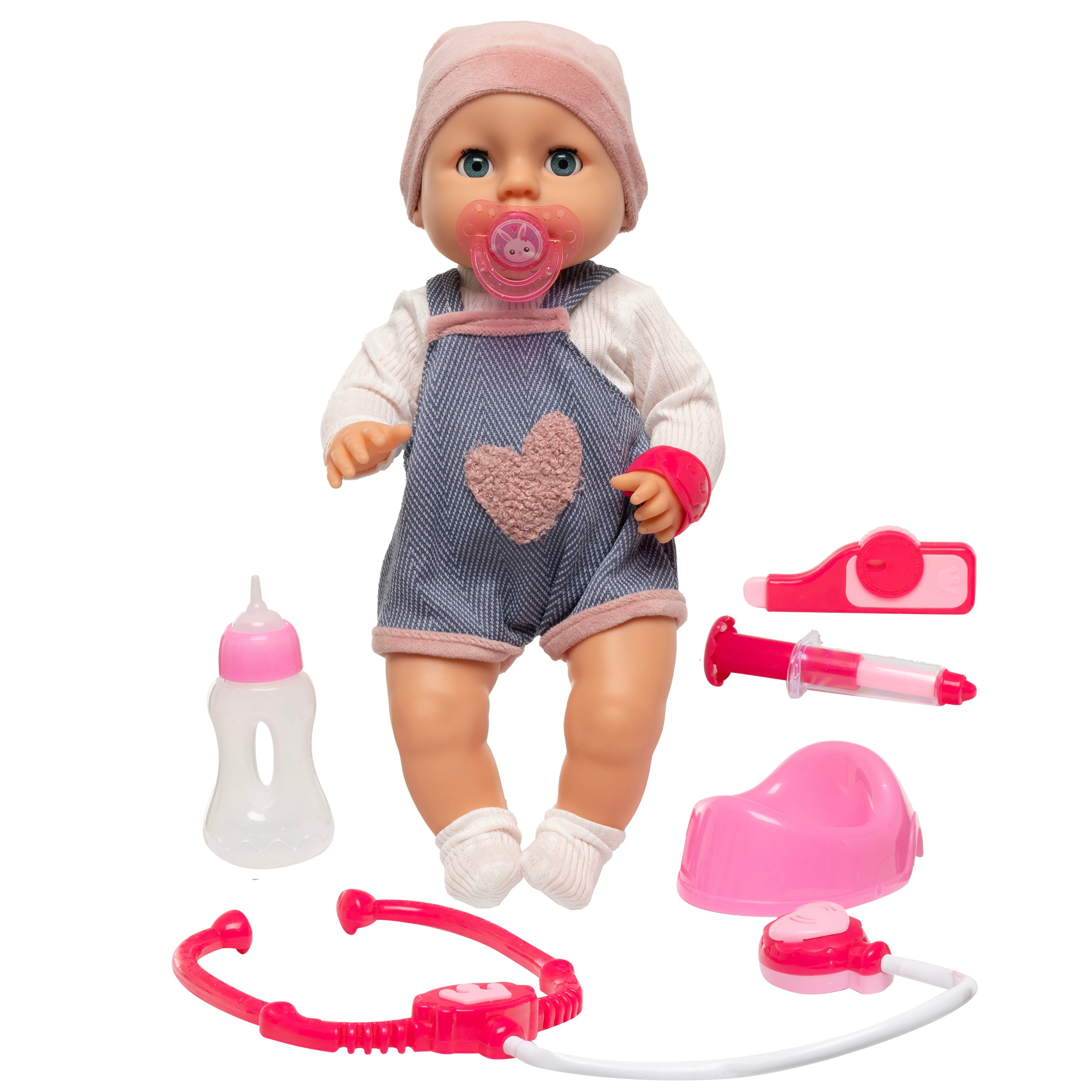 TU GIOCHI - Bebè Bua Bambolotto Interattivo con Luci, Suoni e Accessori