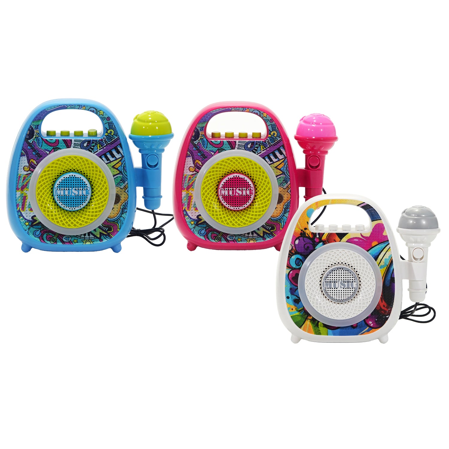 TU GIOCHI - Mini Karaoke Bluetooth con Microfono, Luci e Speaker Portatile