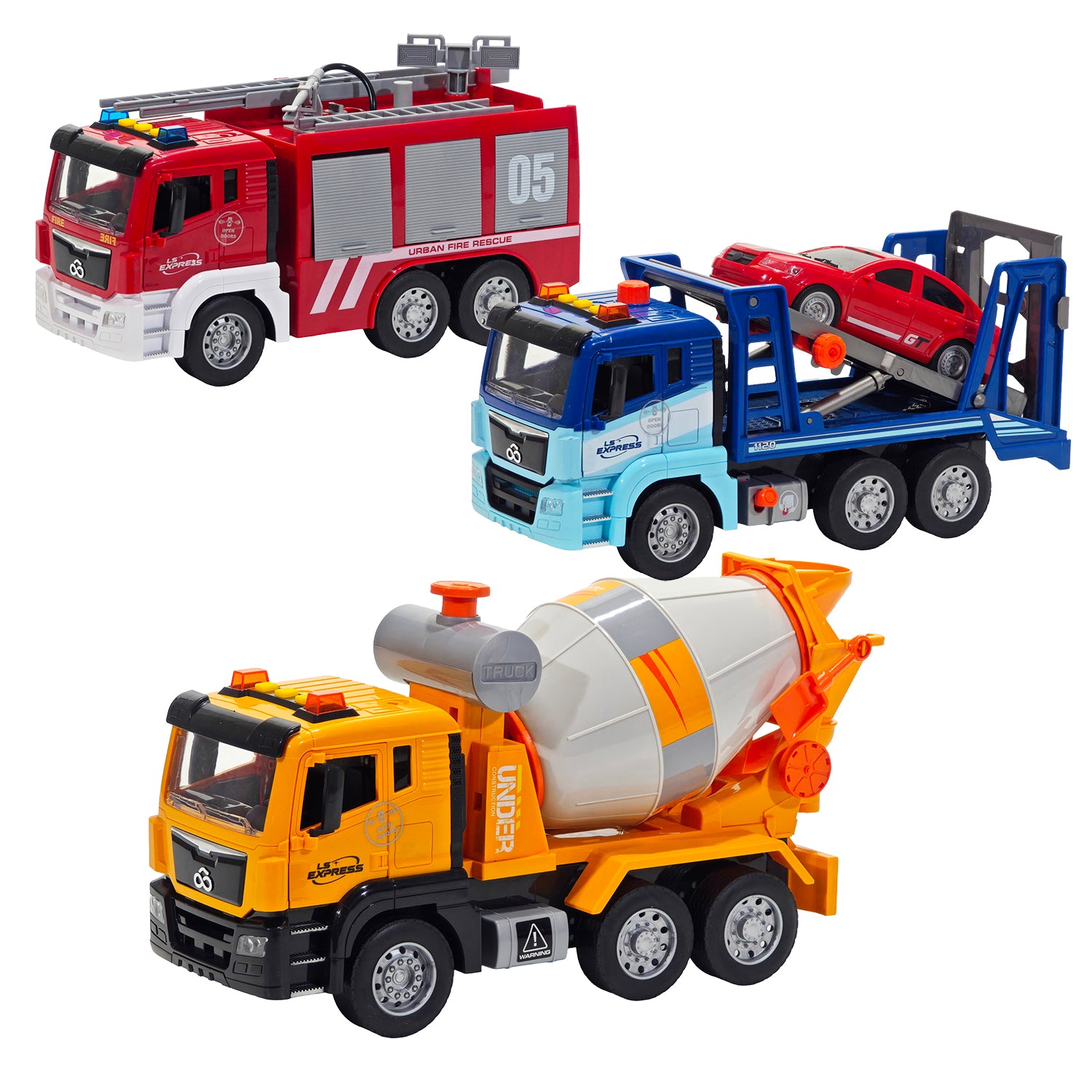 TU GIOCHI - Veicolo da Lavoro LS Express 1:10 con Luci e Suoni