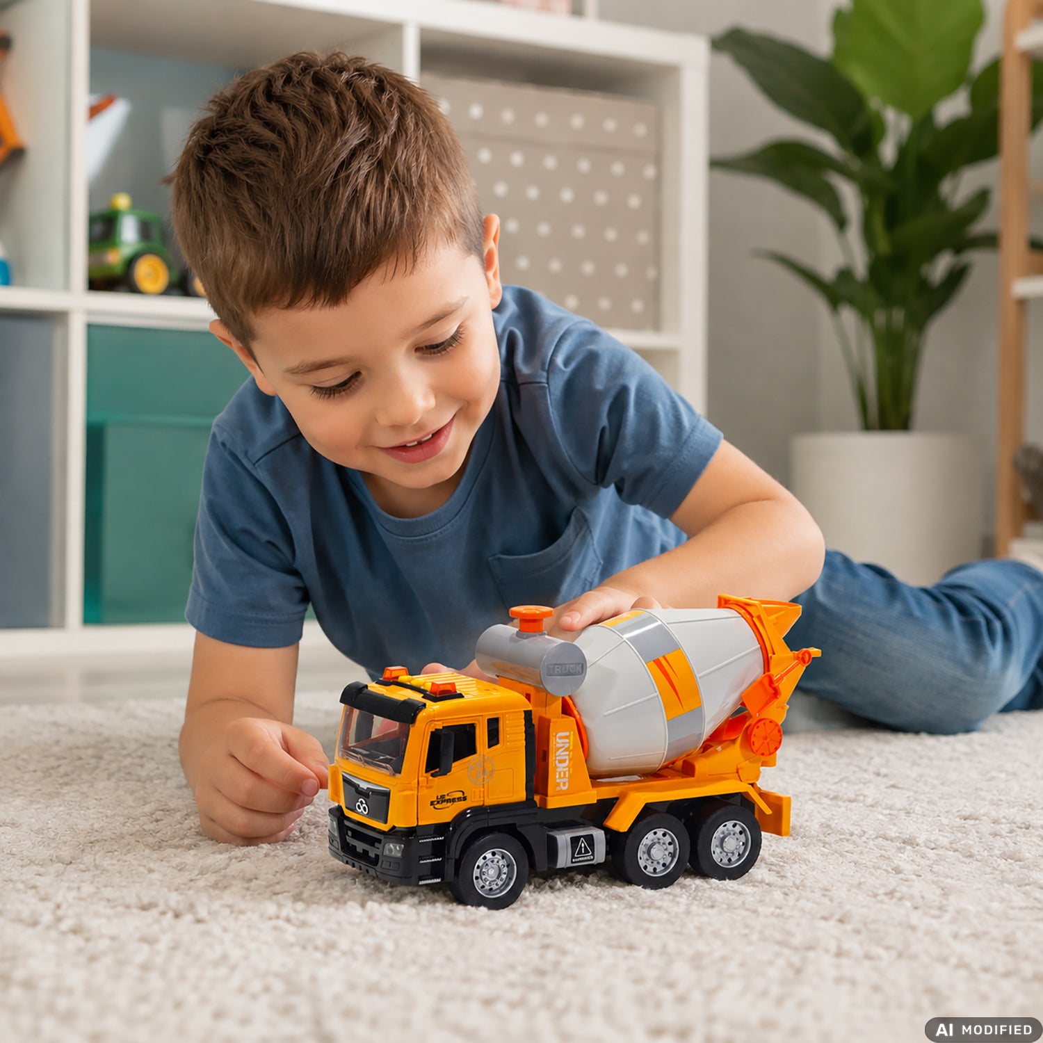 TU GIOCHI - Veicolo da Lavoro LS Express 1:10 con Luci e Suoni