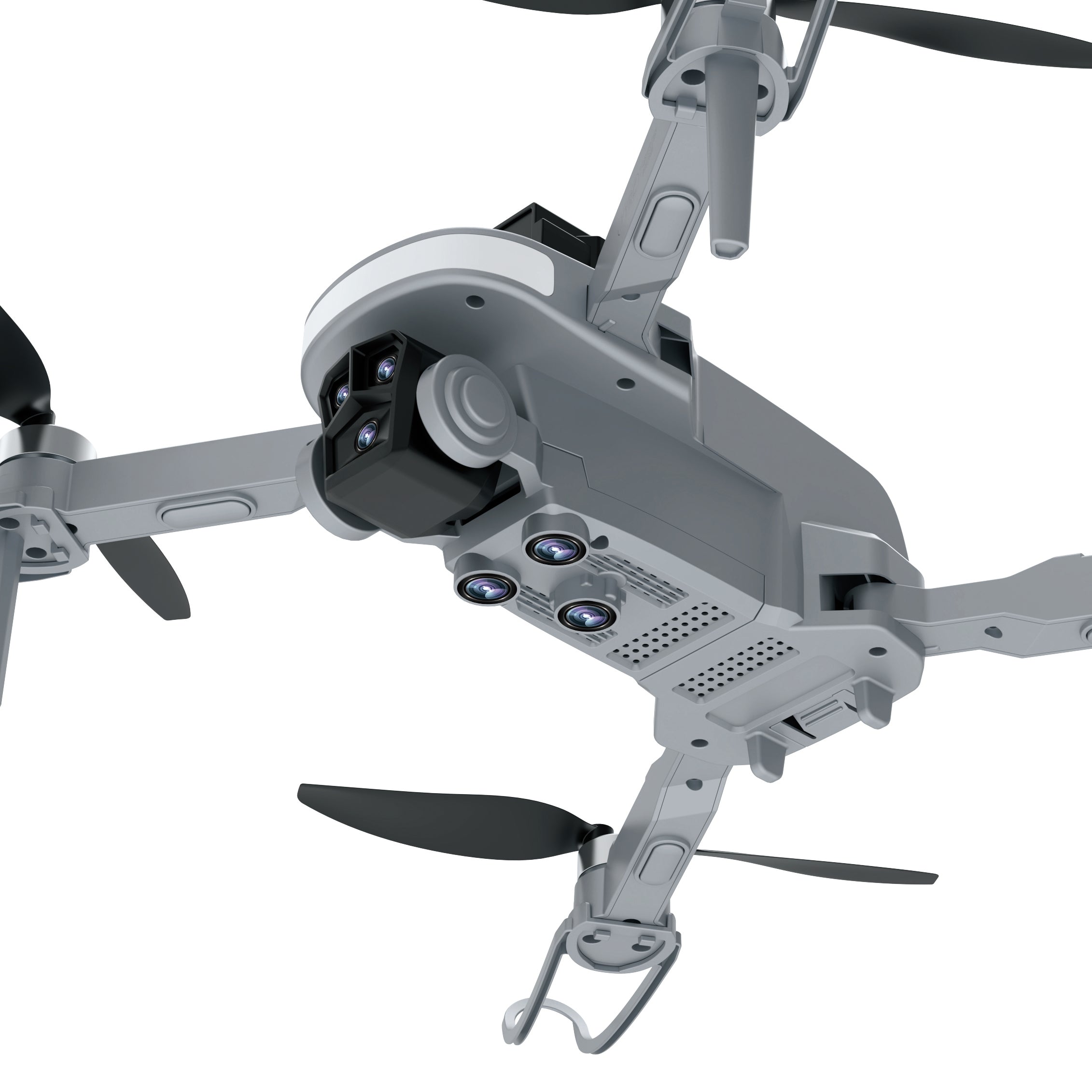 DICTROLUX - Drone Pieghevole CORVYON-U10 con Fotocamera 480P, LED e Controllo Smartphone