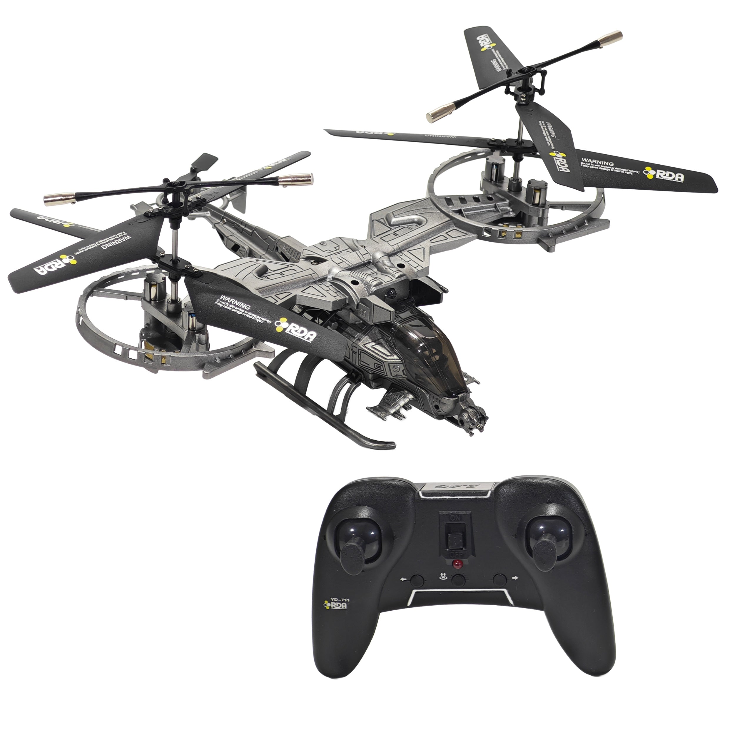 DICTROLUX - Elicottero Radiocomandato Elidron-X711 con Decollo Automatico e Hovering