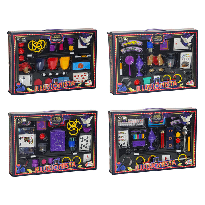 TU GIOCHI - Illusionista Kit Magia per Bambini con Manuale e Accessori