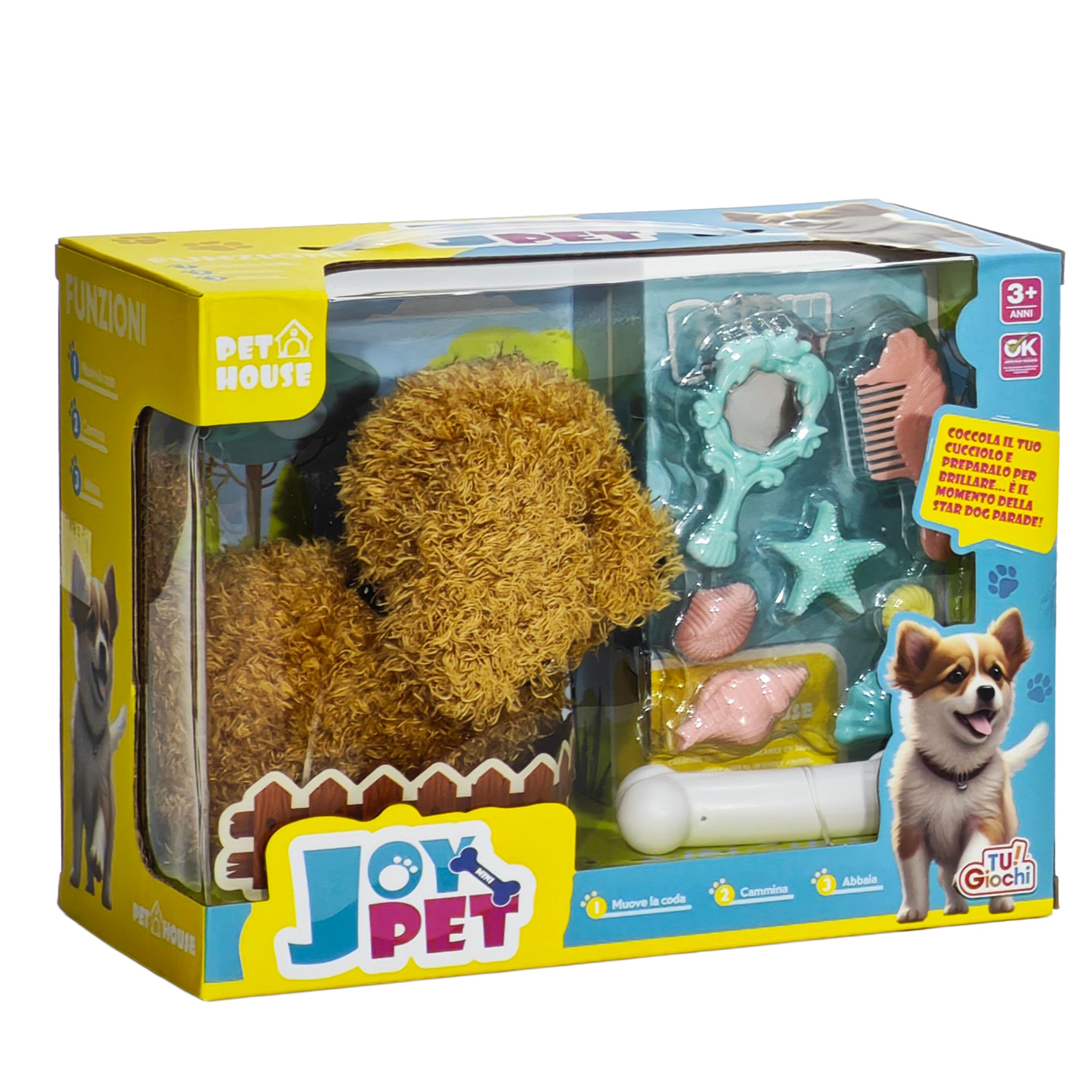 TU GIOCHI - Joy Pet Cagnolino Interattivo che Cammina e Abbaia