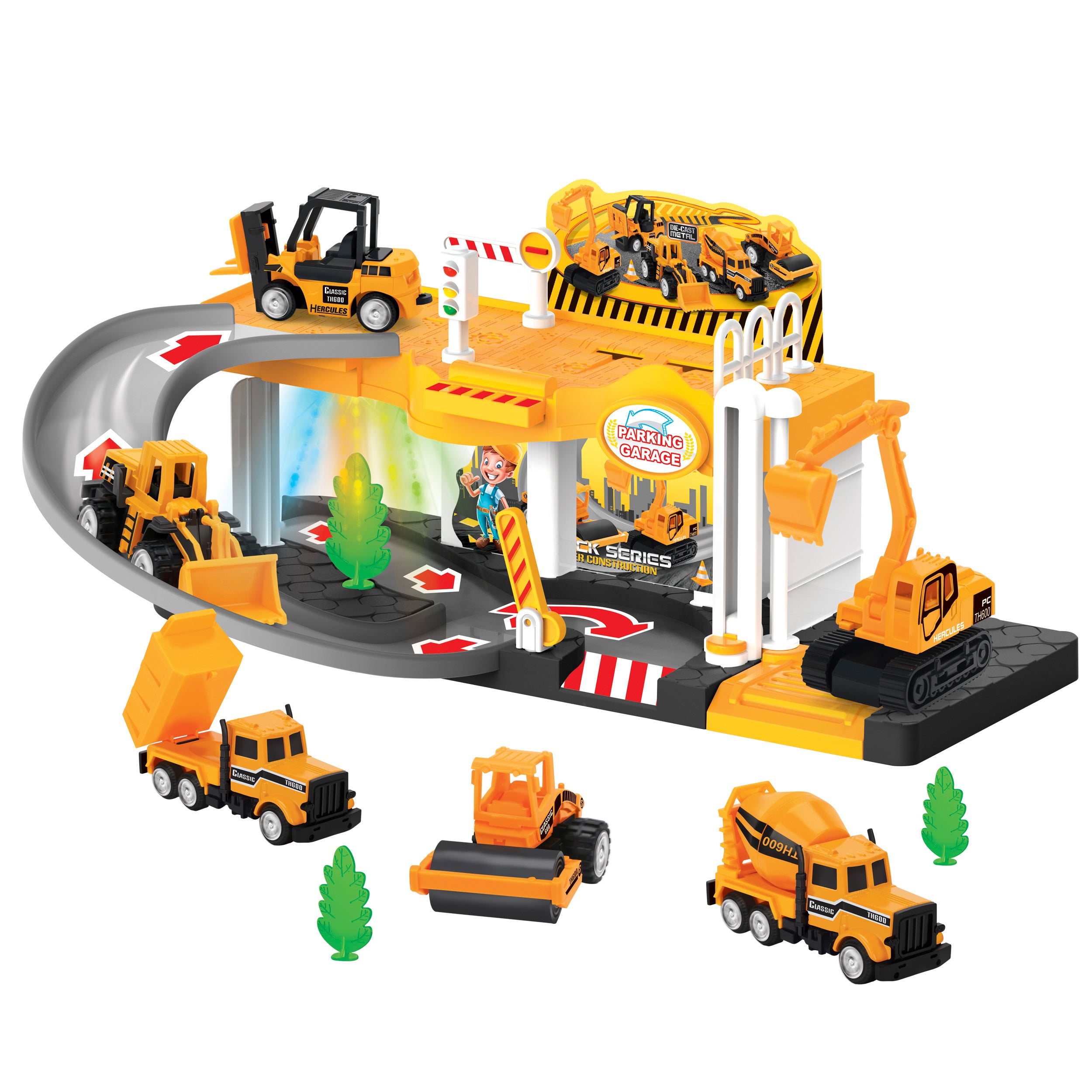 TU GIOCHI - Parking Garage Pista Parcheggio Multilivello con Luci e Suoni