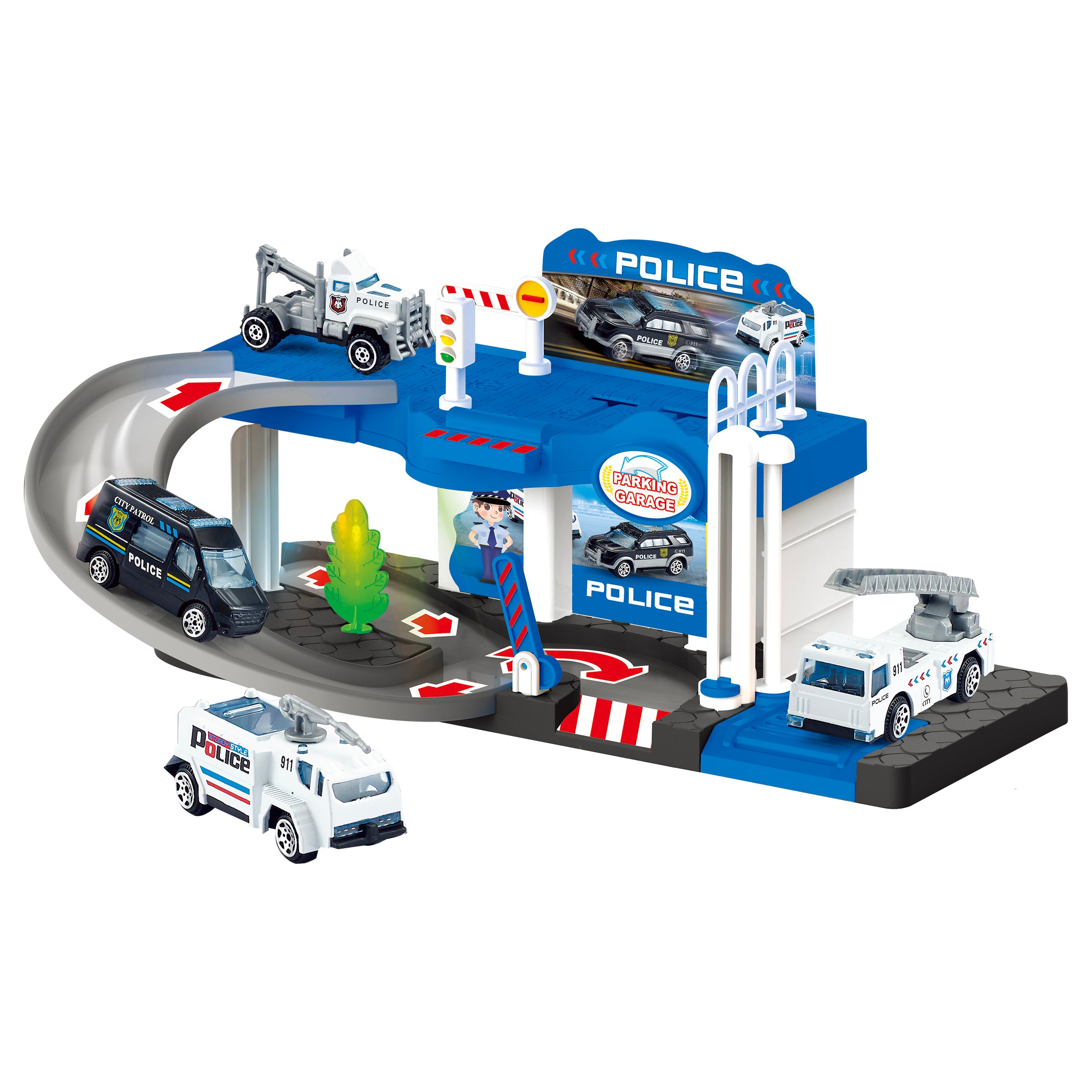 TU GIOCHI - Parking Garage Pista Parcheggio Multilivello con Luci e Suoni