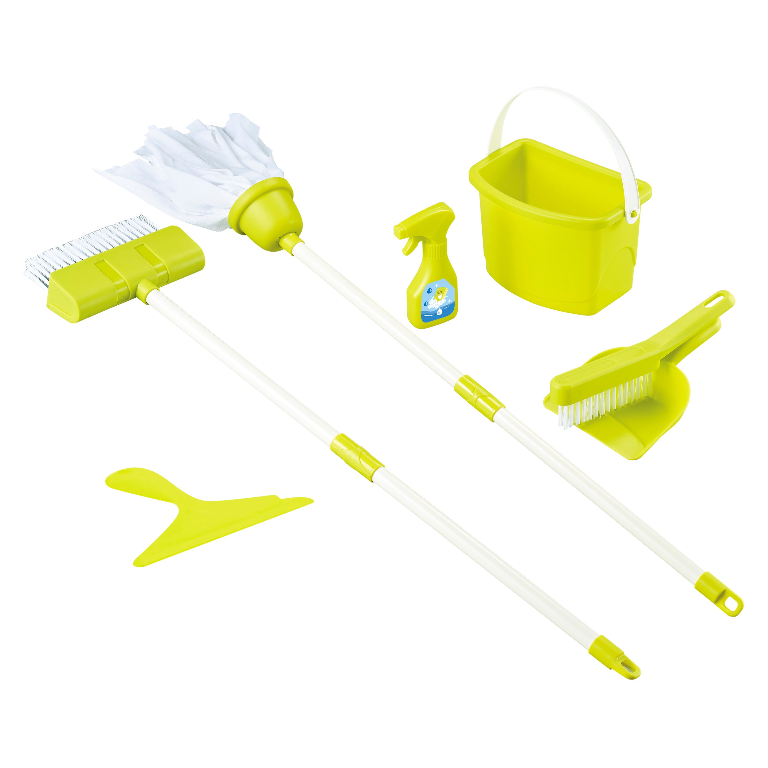 TU GIOCHI - Mini Set Pulizia Carrello con Accessori per Bambini 8 pezzi