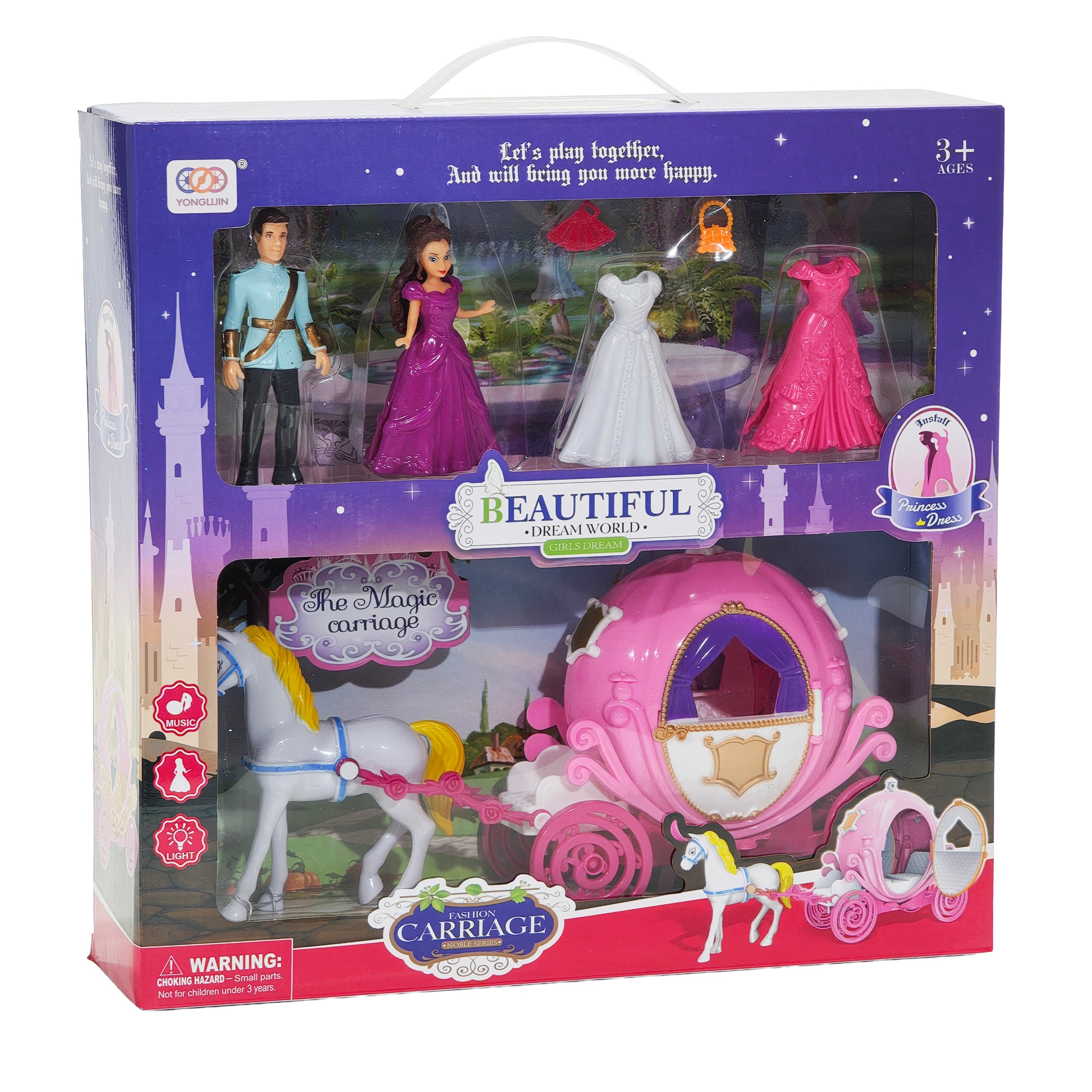 TU GIOCHI - Meravigliosa Carrozza Luminosa e Musicale