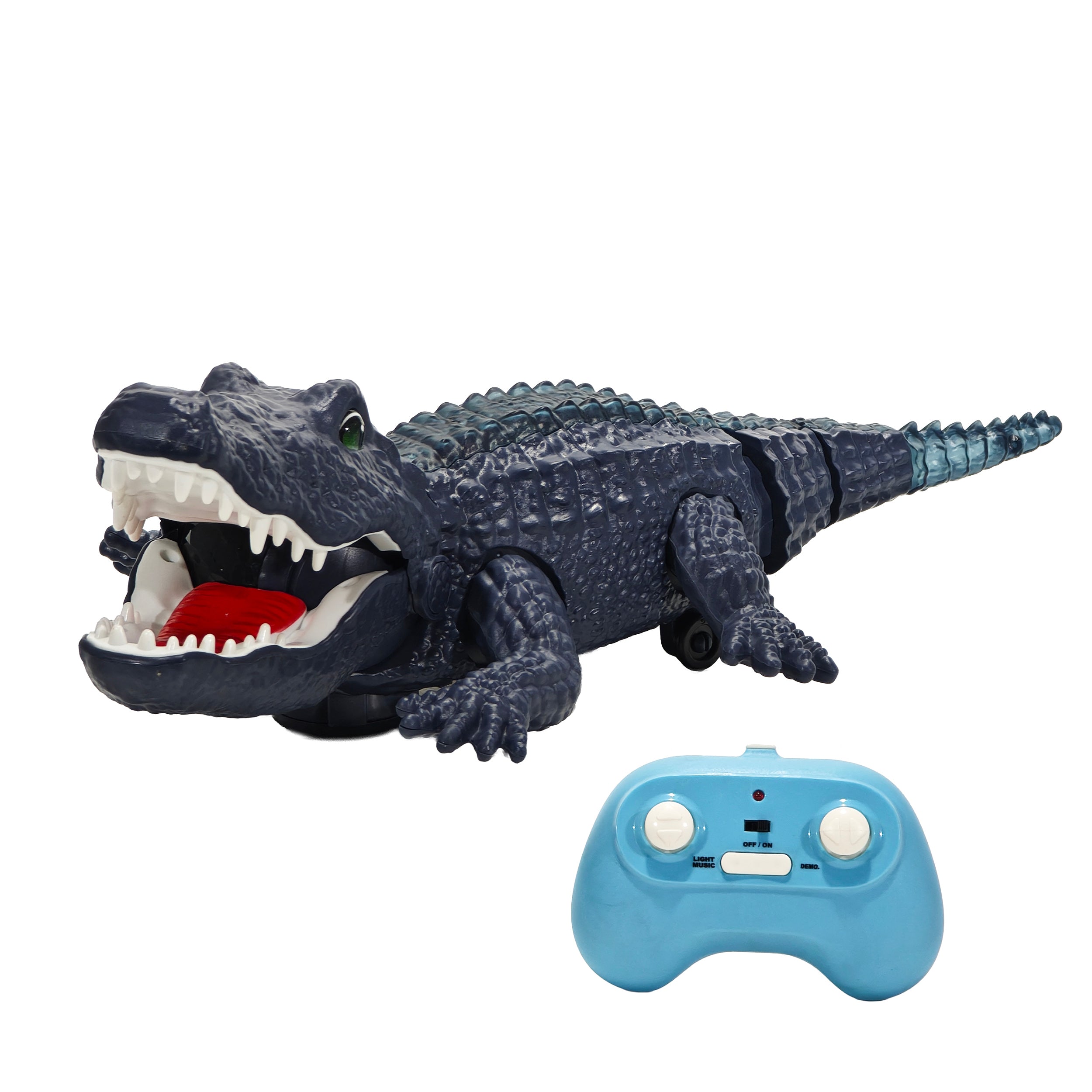 TU GIOCHI - Coccodrillo Radiocomandato con Luci e Suoni 2.4GHz