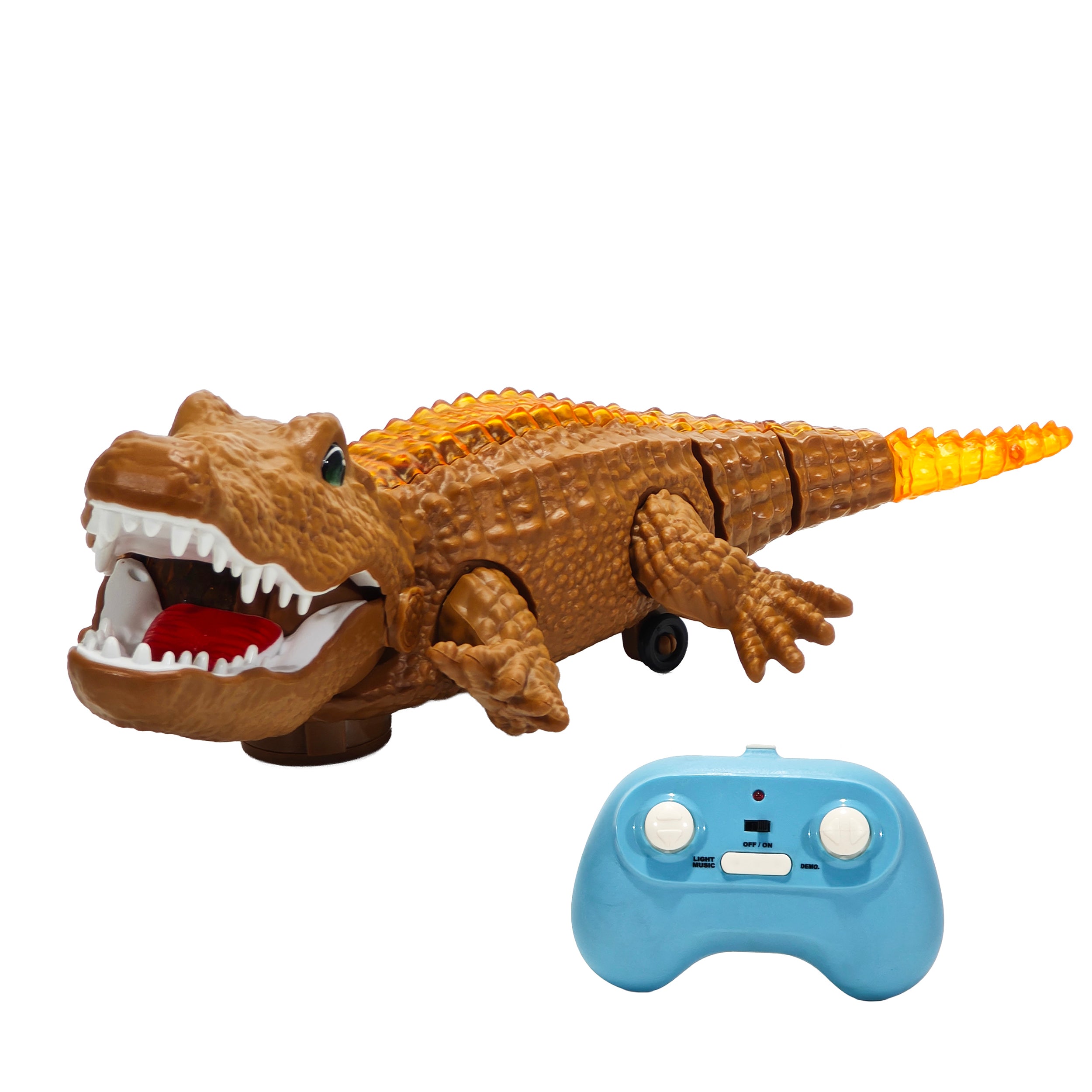 TU GIOCHI - Coccodrillo Radiocomandato con Luci e Suoni 2.4GHz