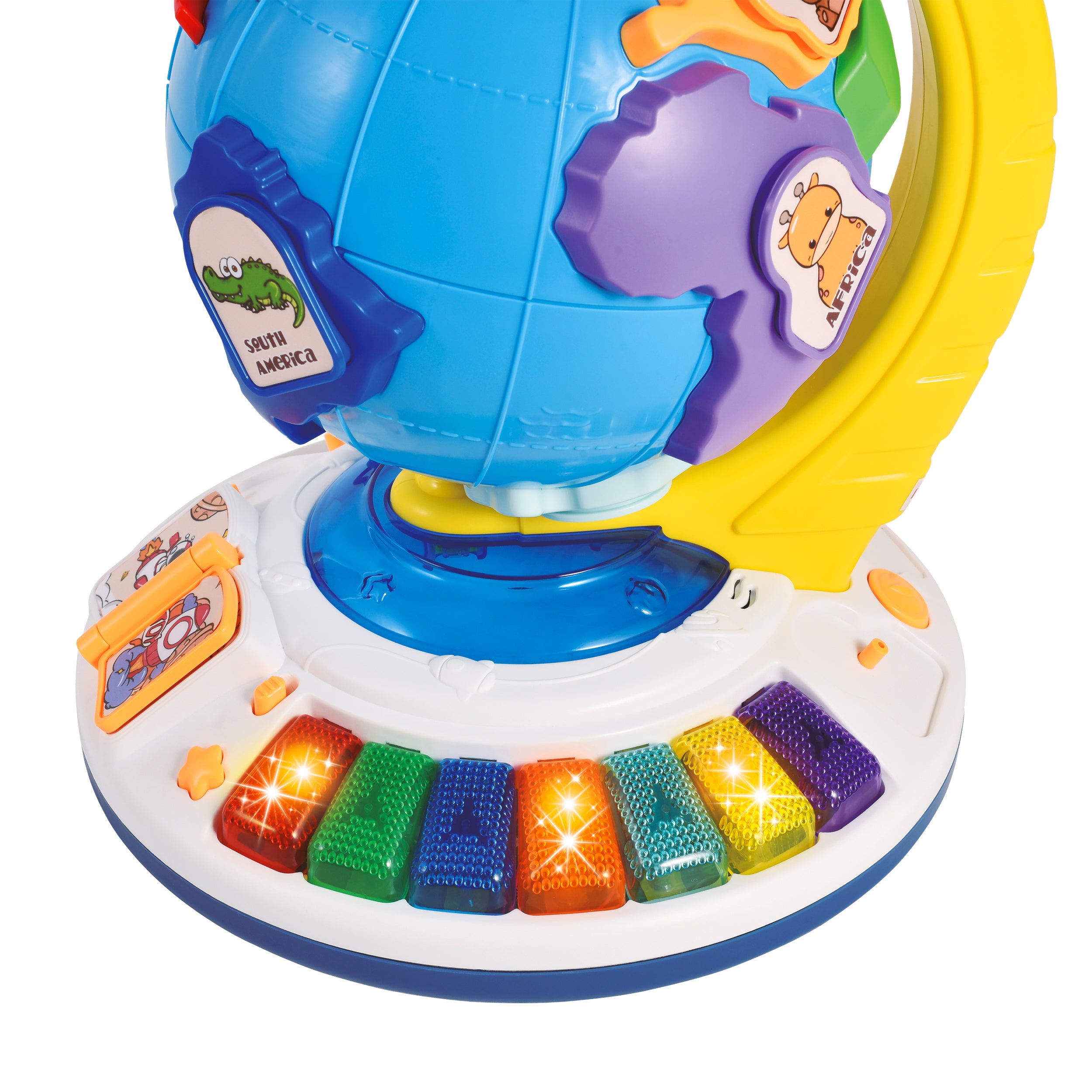 TU GIOCHI - Il Mappamondo degli Animali Gioco Educativo Luminoso e Musicale - Gioca & Impara