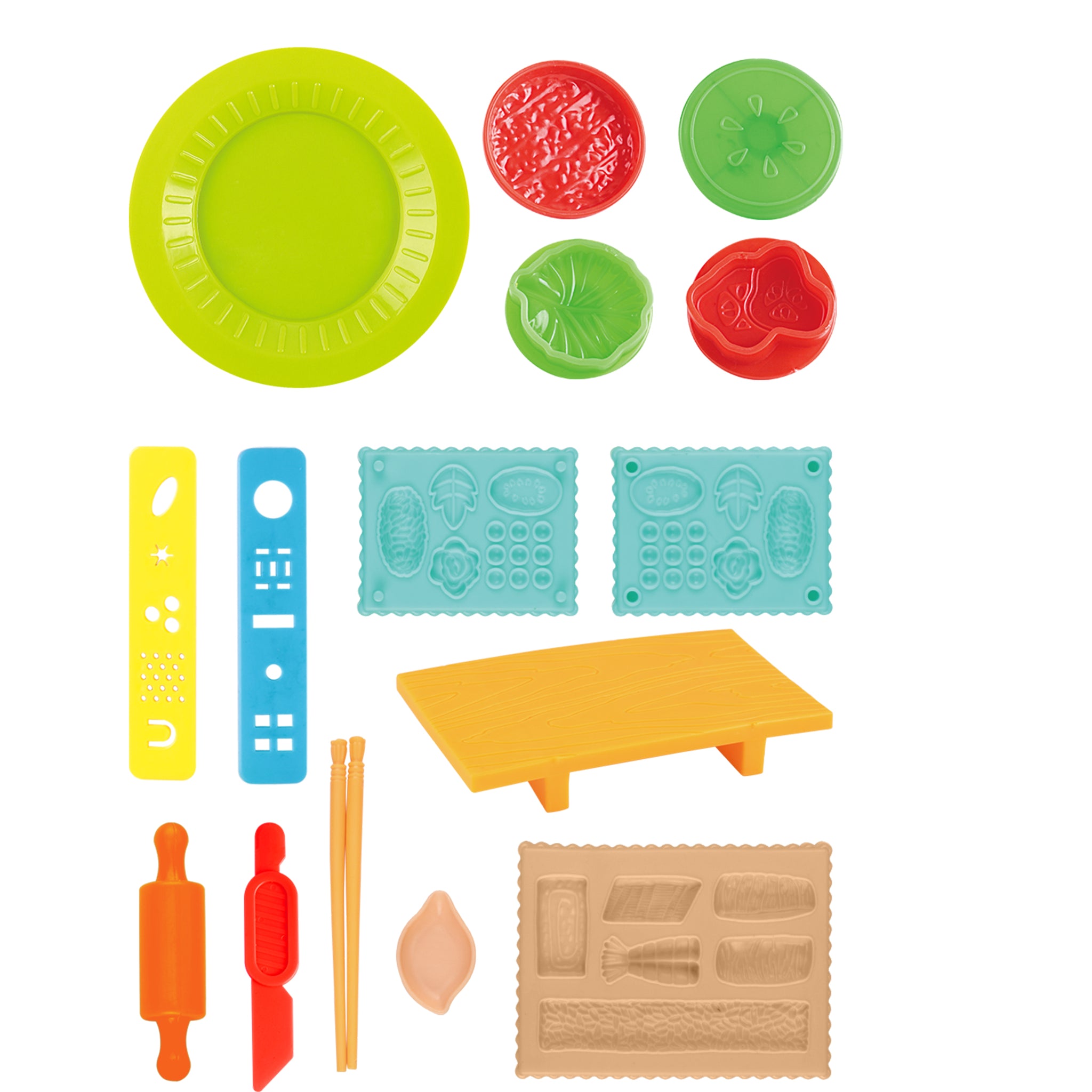 Lankai Set 22 Pezzi Accessori Per Plastilina Per Bambini - Utensili E Stampini Per Pasta Modellabile, Con Custodia, Idee Fai Da Te, Multicolore