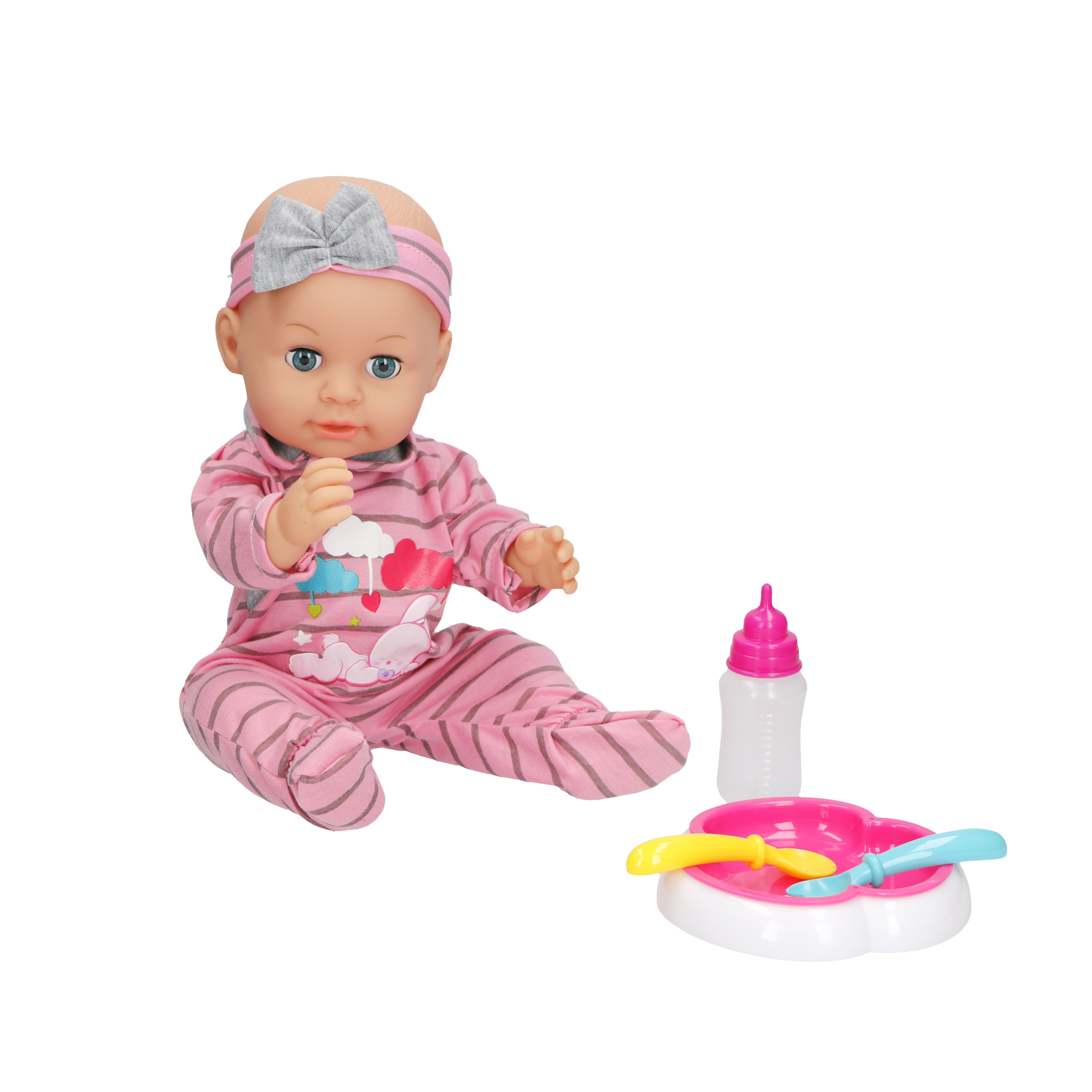 TU GIOCHI - Bambola Interattiva Il Mio Bebè a Passeggio con Suoni e Passeggino