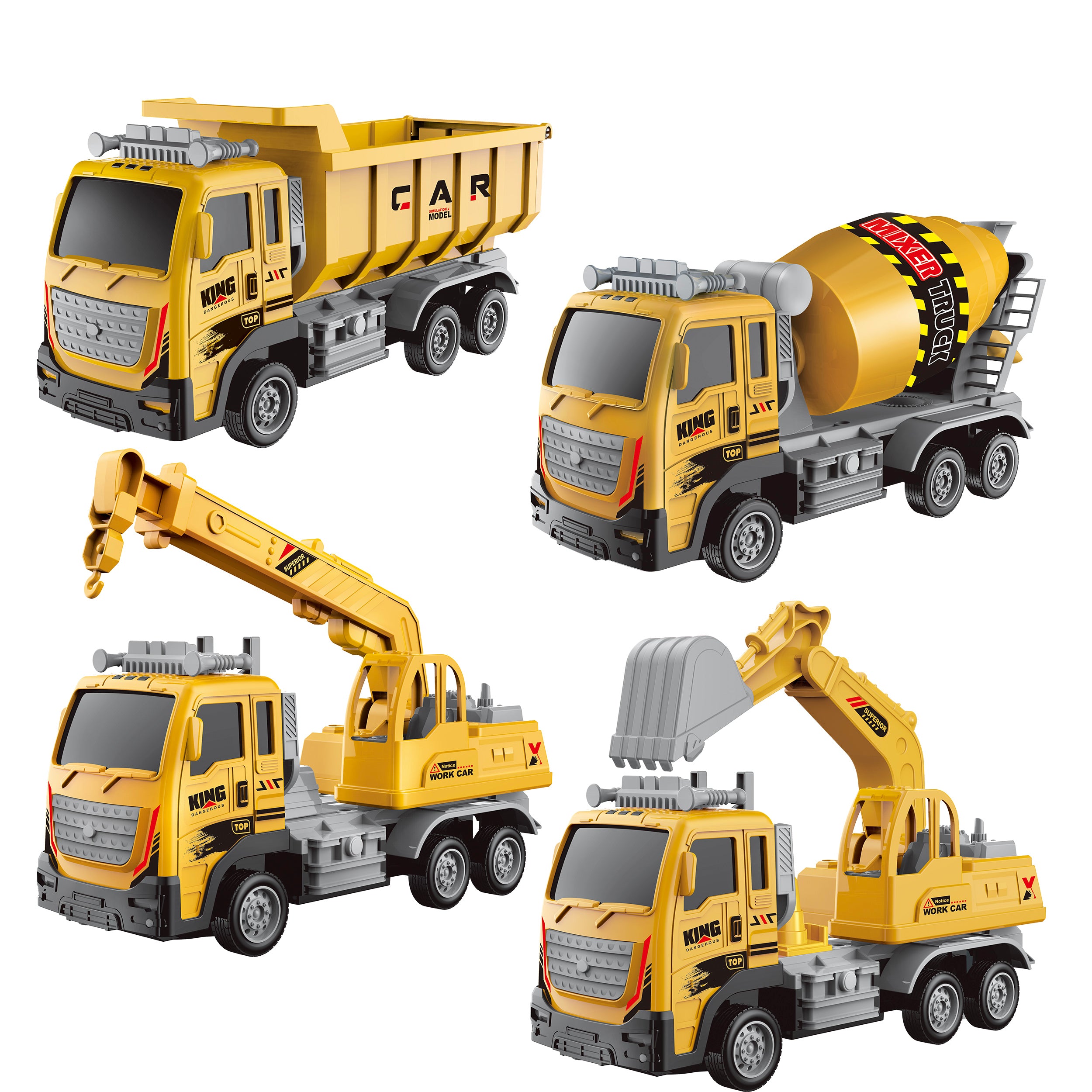 TU GIOCHI - XF Full Truck Camion Radiocomandato 1:16 con Luci LED